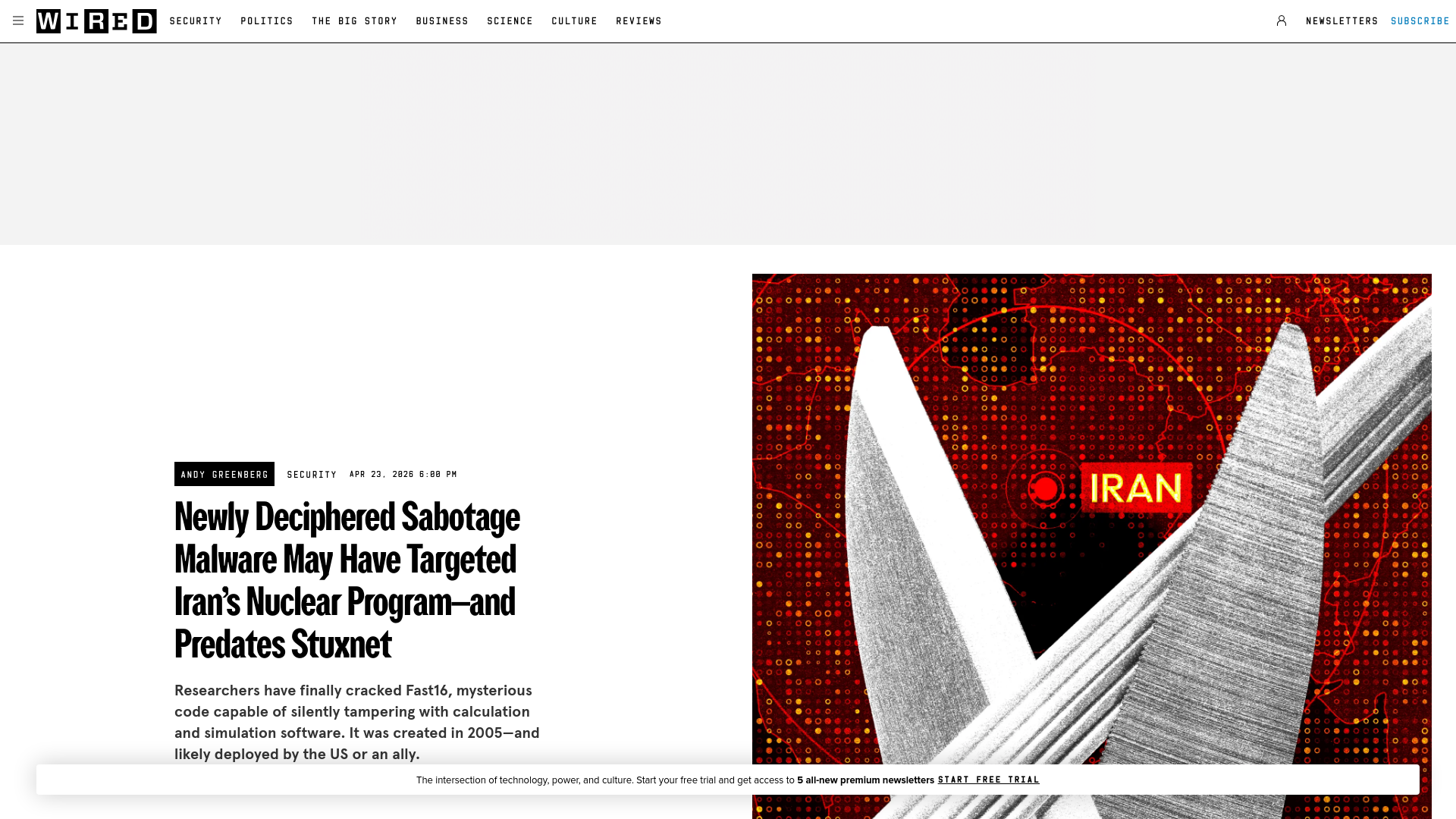 Newly Deciphered Sabotage Malware May Have Targeted Iran’s Nuclear Program—and Predates Stuxnet | WIRED