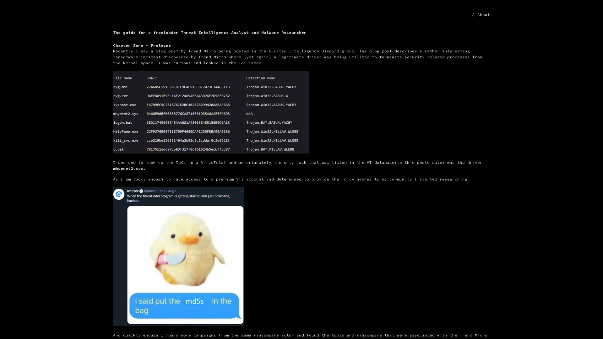 The short guide for the Freeloader Researcher