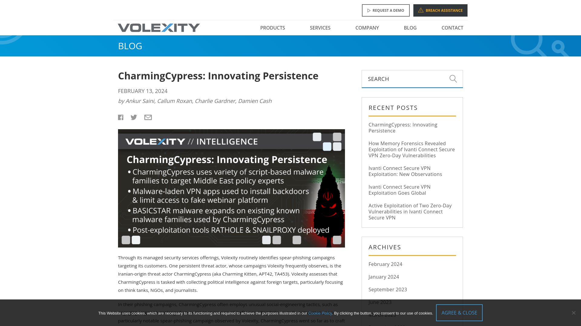 CharmingCypress: Innovating Persistence | Volexity