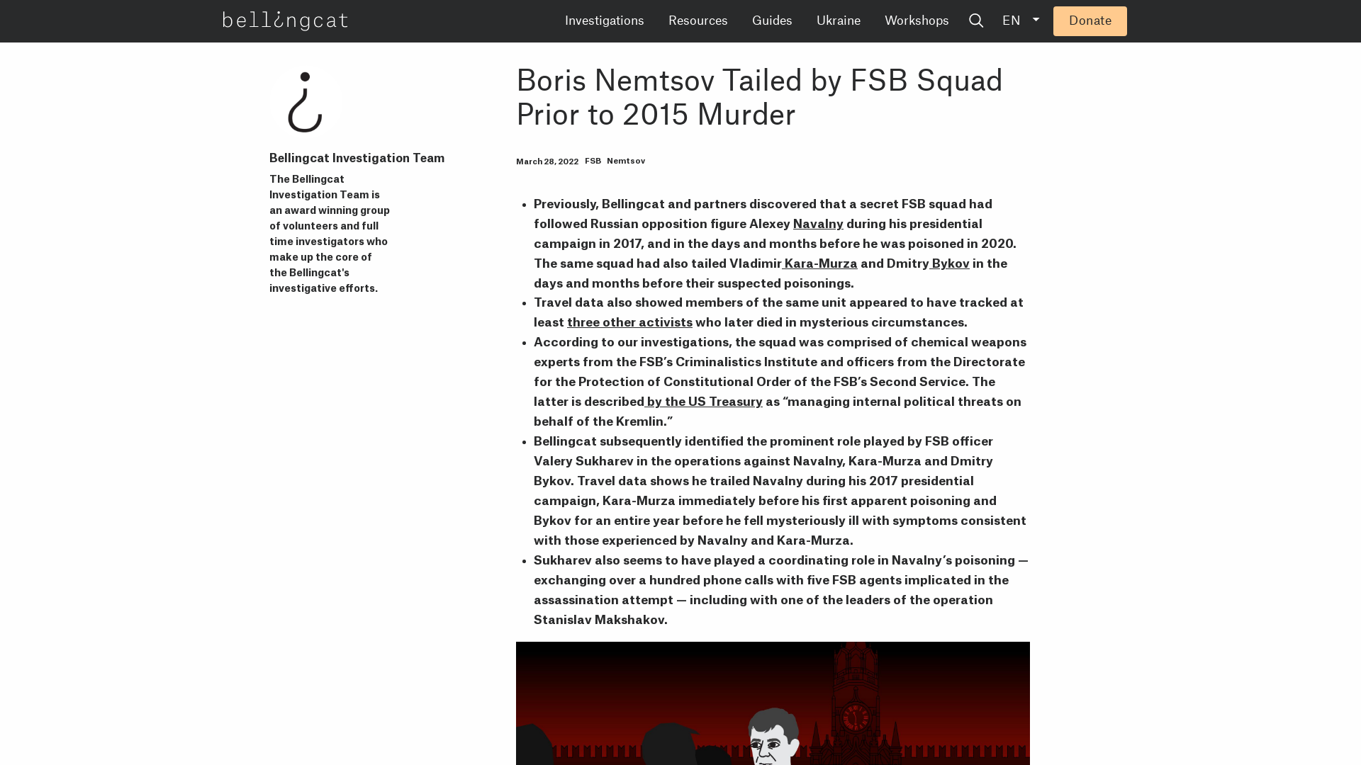 Boris Nemtsov Tailed by FSB Squad Prior to 2015 Murder - bellingcat
