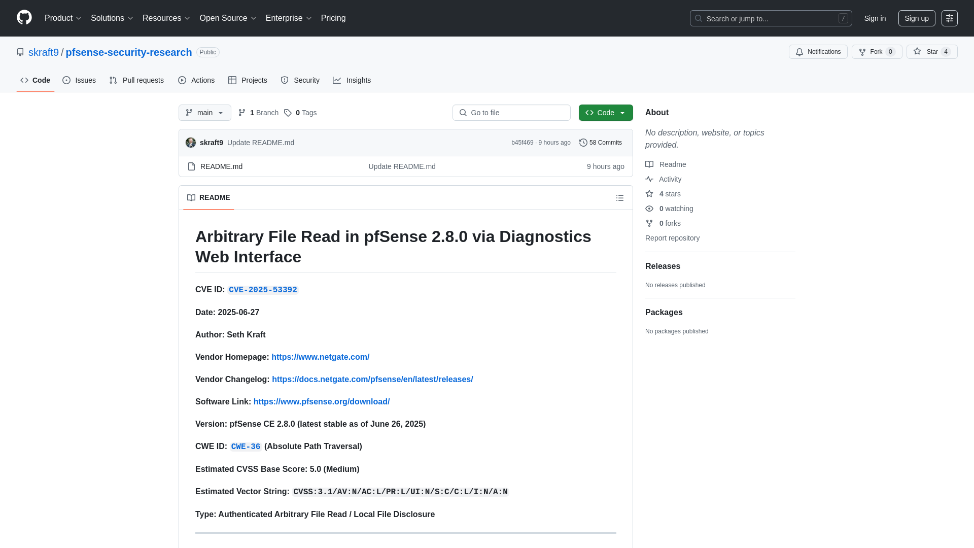 GitHub - skraft9/pfsense-security-research