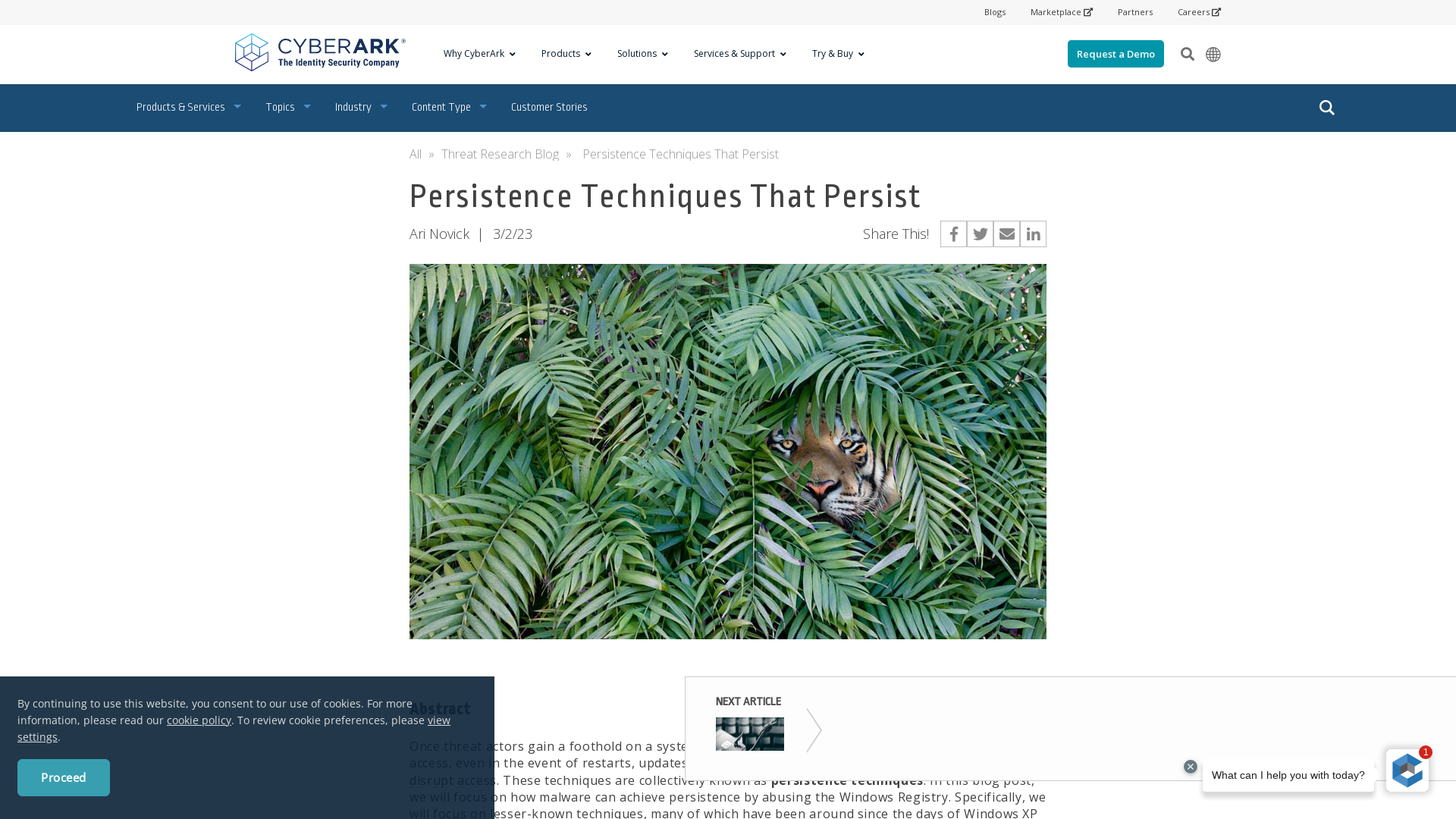 Persistence Techniques That Persist
