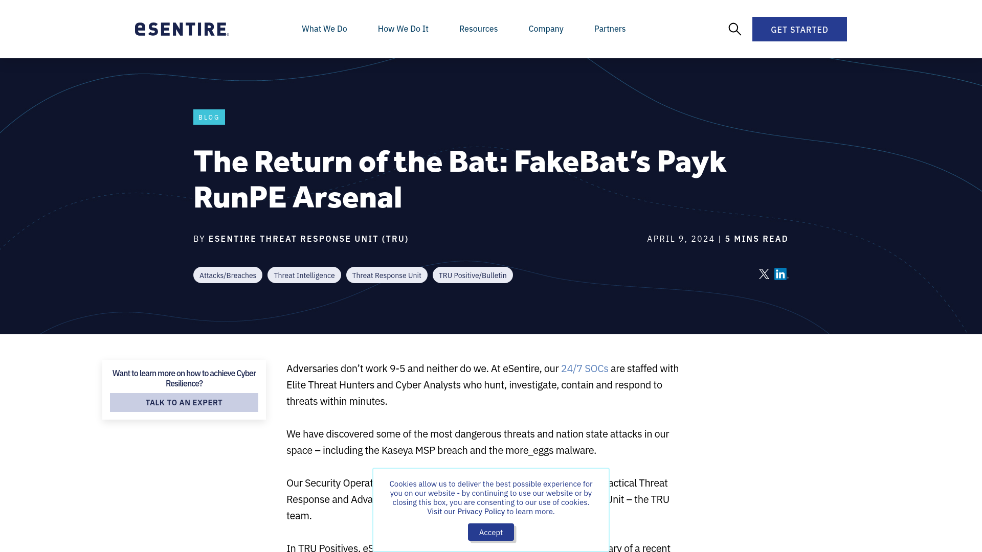 eSentire | The Return of the Bat: FakeBat’s Payk RunPE Arsenal