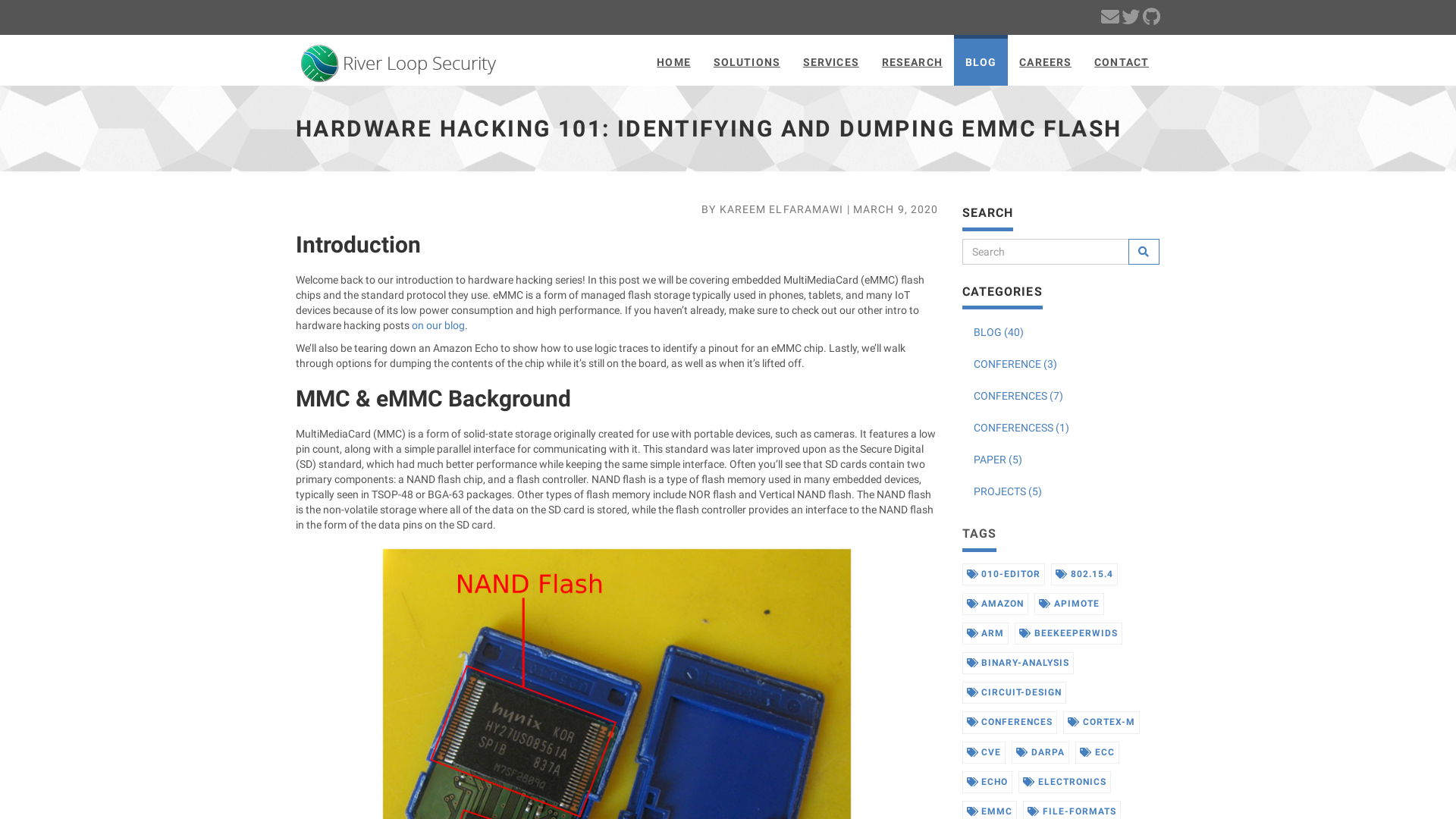 Hardware Hacking 101: Identifying and Dumping eMMC Flash