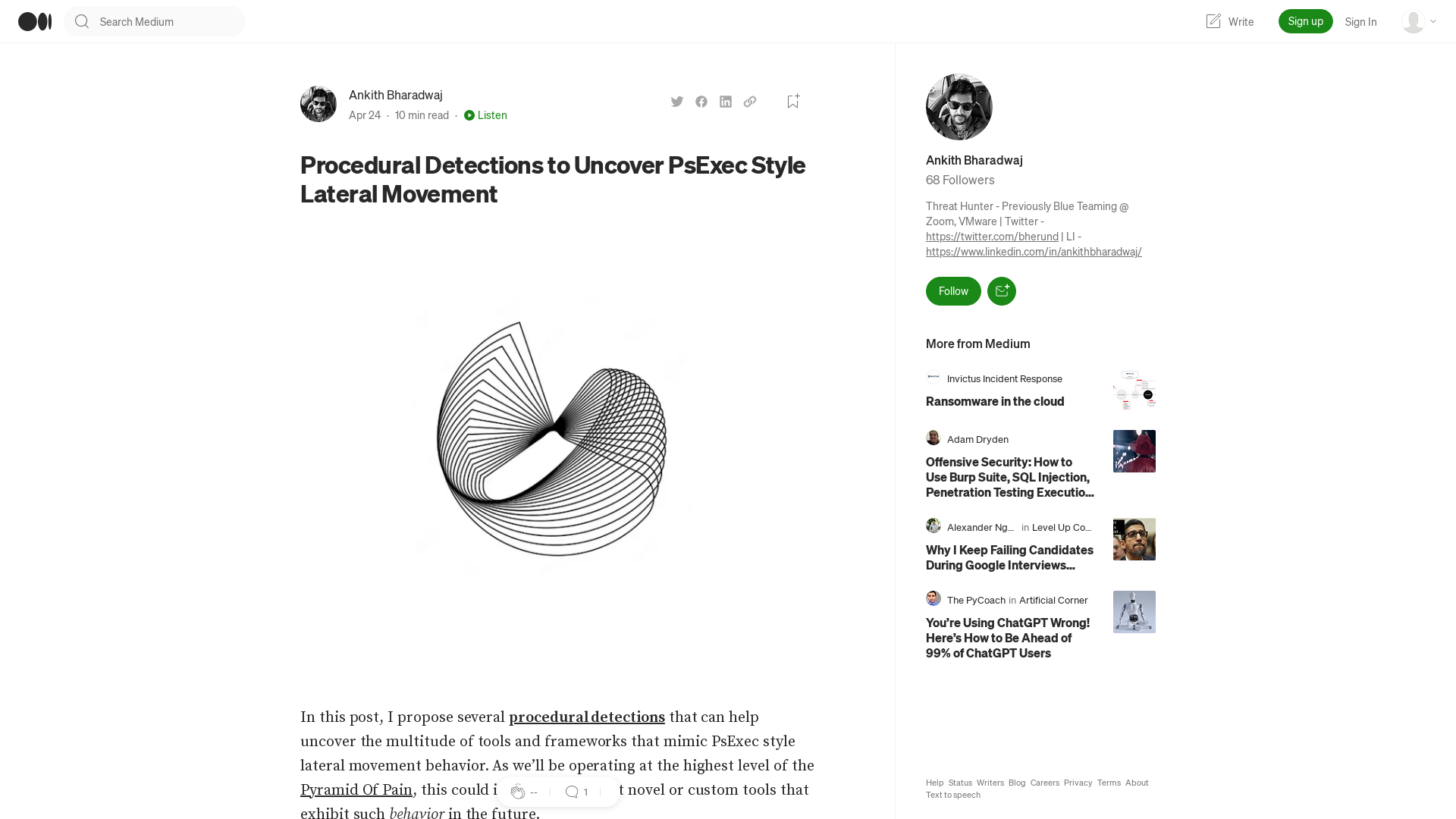 Procedural Detections to Uncover PsExec Style Lateral Movement | by Ankith Bharadwaj | Apr, 2023 | Medium