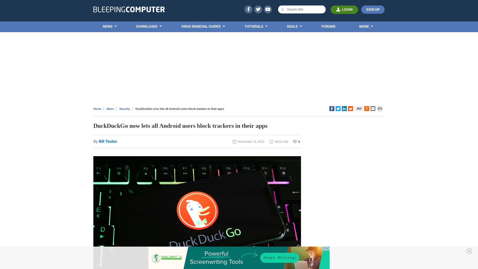 DuckDuckGo now lets all Android users block trackers in their apps