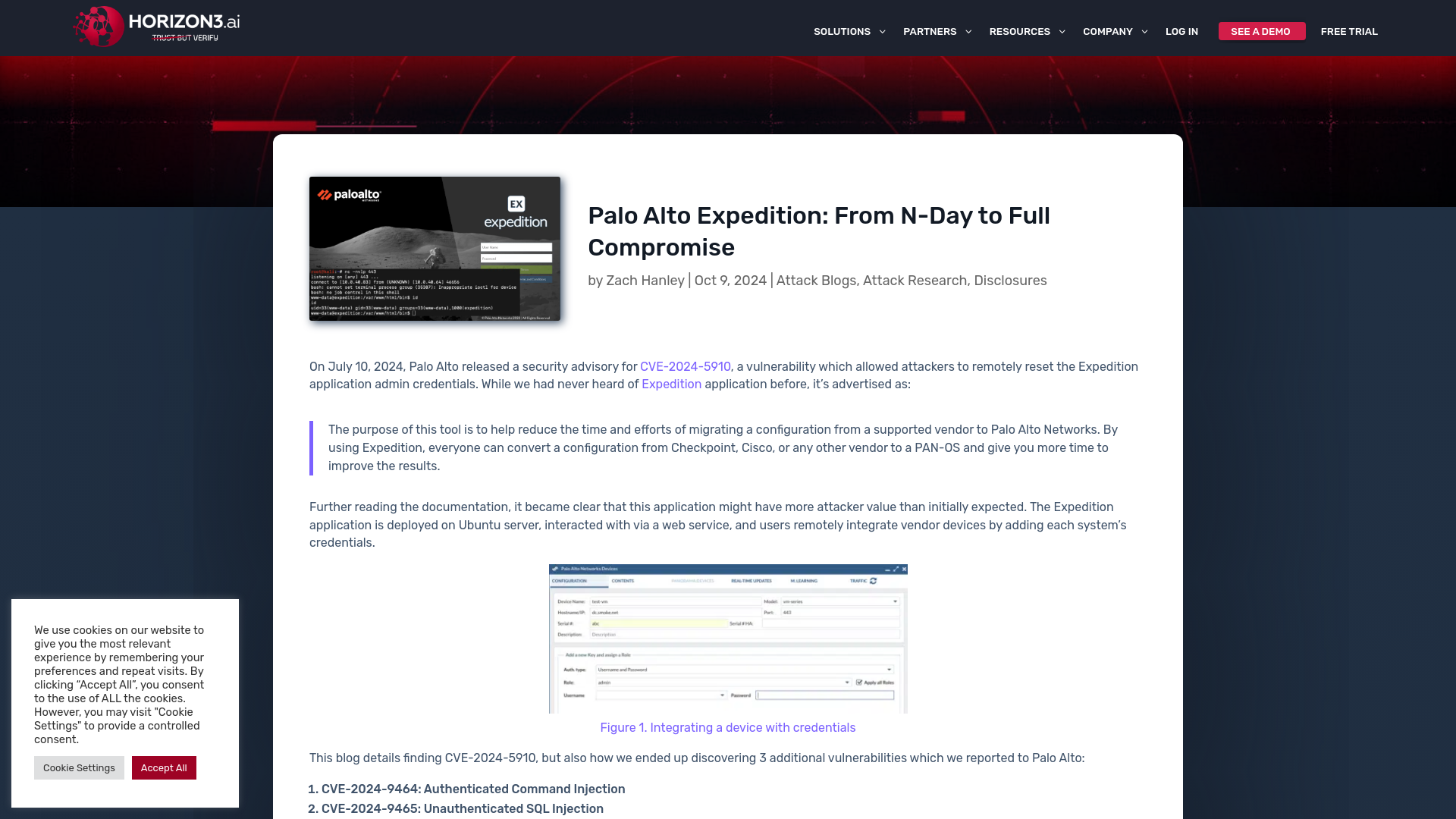 Palo Alto Expedition: From N-Day to Full Compromise – Horizon3.ai