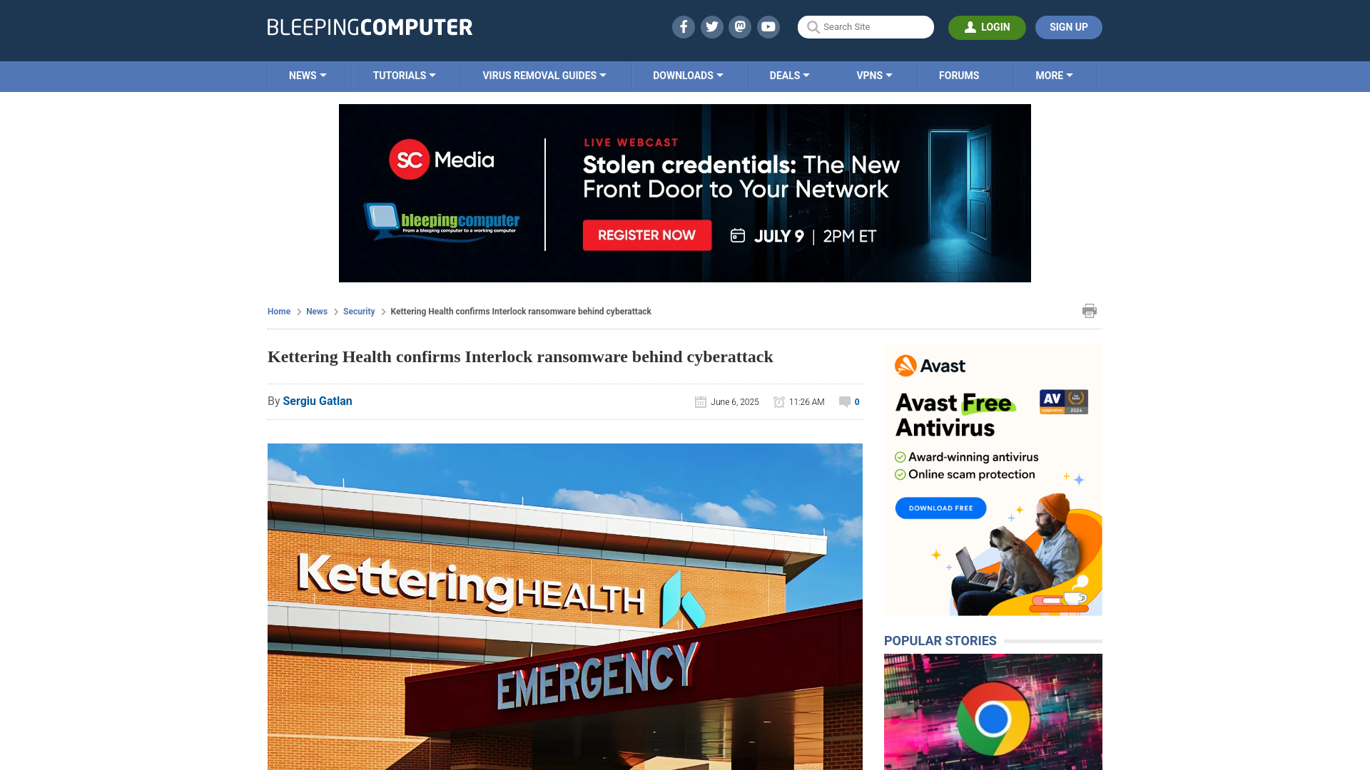 Kettering Health confirms Interlock ransomware behind cyberattack