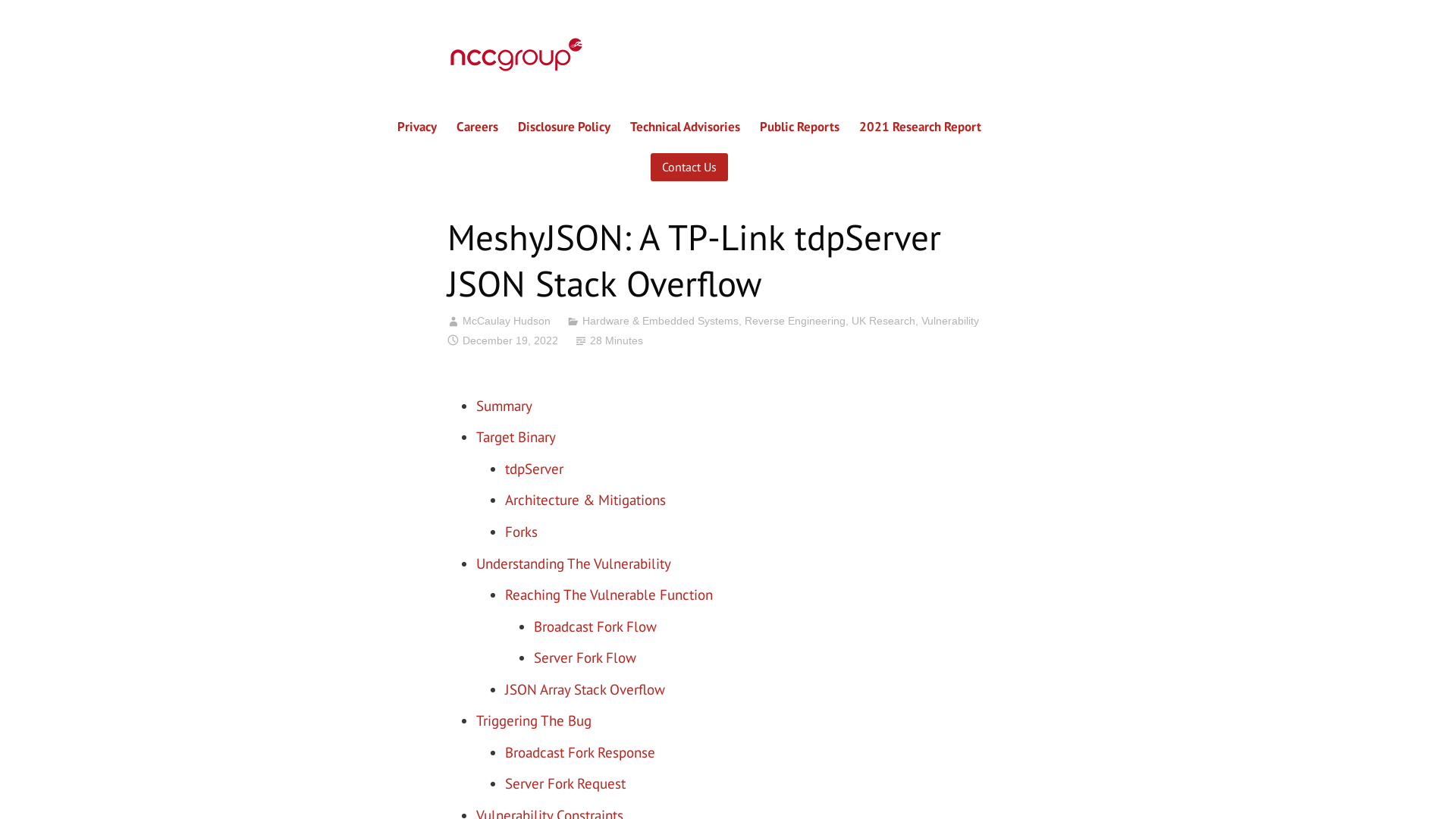 MeshyJSON: A TP-Link tdpServer JSON Stack Overflow