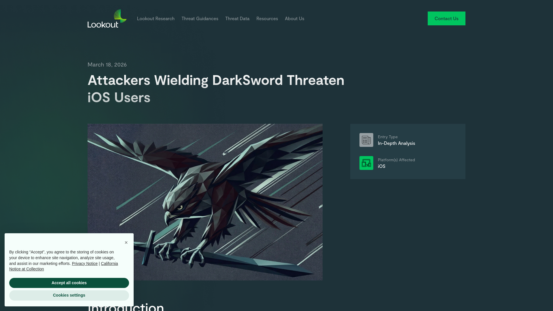 Attackers Wielding DarkSword Threaten iOS Users | Threat Intel