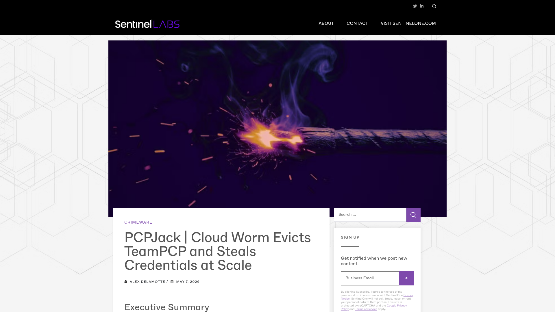 PCPJack | Cloud Worm Evicts TeamPCP and Steals Credentials at Scale | SentinelOne
