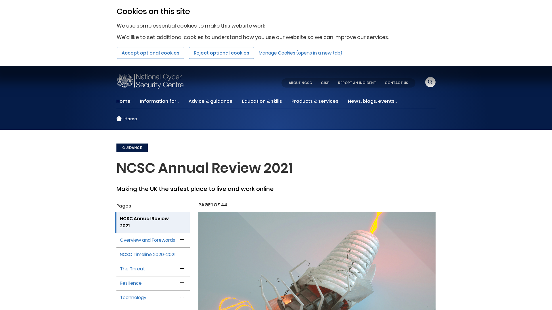 NCSC Annual Review 2021 - NCSC.GOV.UK