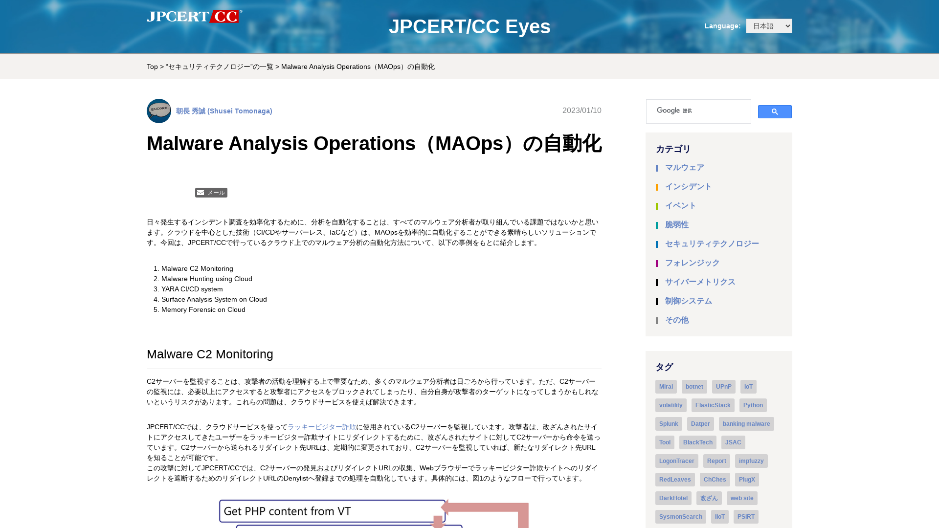 Malware Analysis Operations（MAOps）の自動化 - JPCERT/CC Eyes | JPCERTコーディネーションセンター公式ブログ