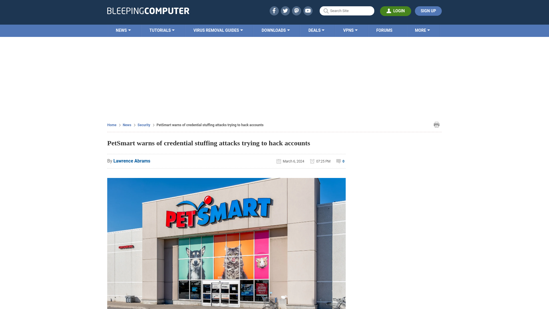 PetSmart warns of credential stuffing attacks trying to hack accounts