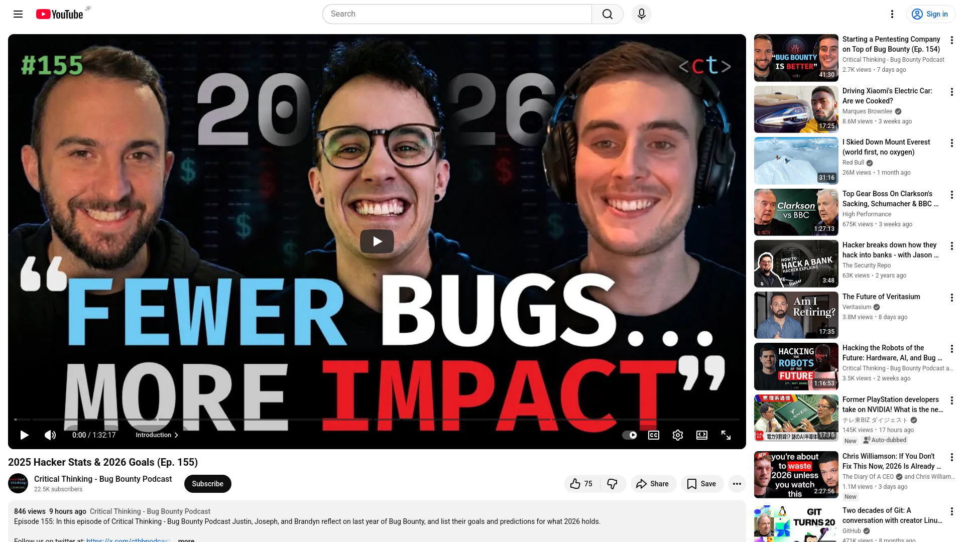 2025 Hacker Stats & 2026 Goals (Ep. 155) - YouTube