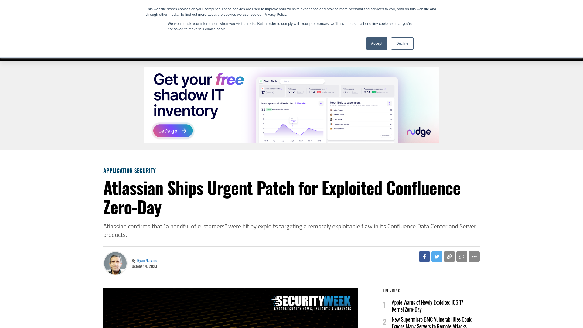 Atlassian Ships Urgent Patch for Exploited Confluence Zero-Day - SecurityWeek