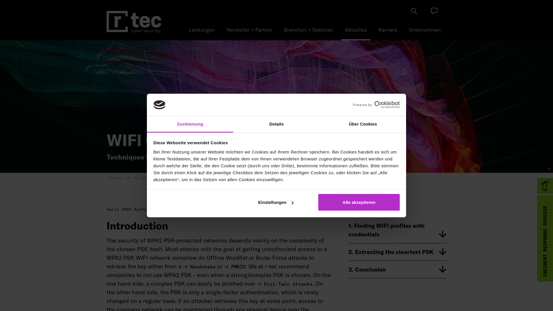 WIFI Credential Dumping: Techniques to retrieve the PSK from a workstation post-compromise - r-tec Cyber Security