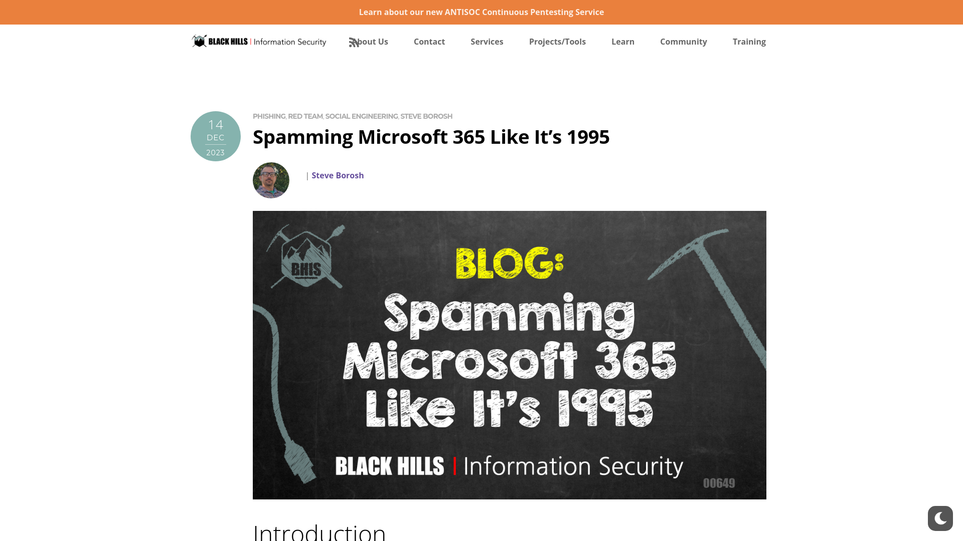 Spamming Microsoft 365 Like It’s 1995  - Black Hills Information Security