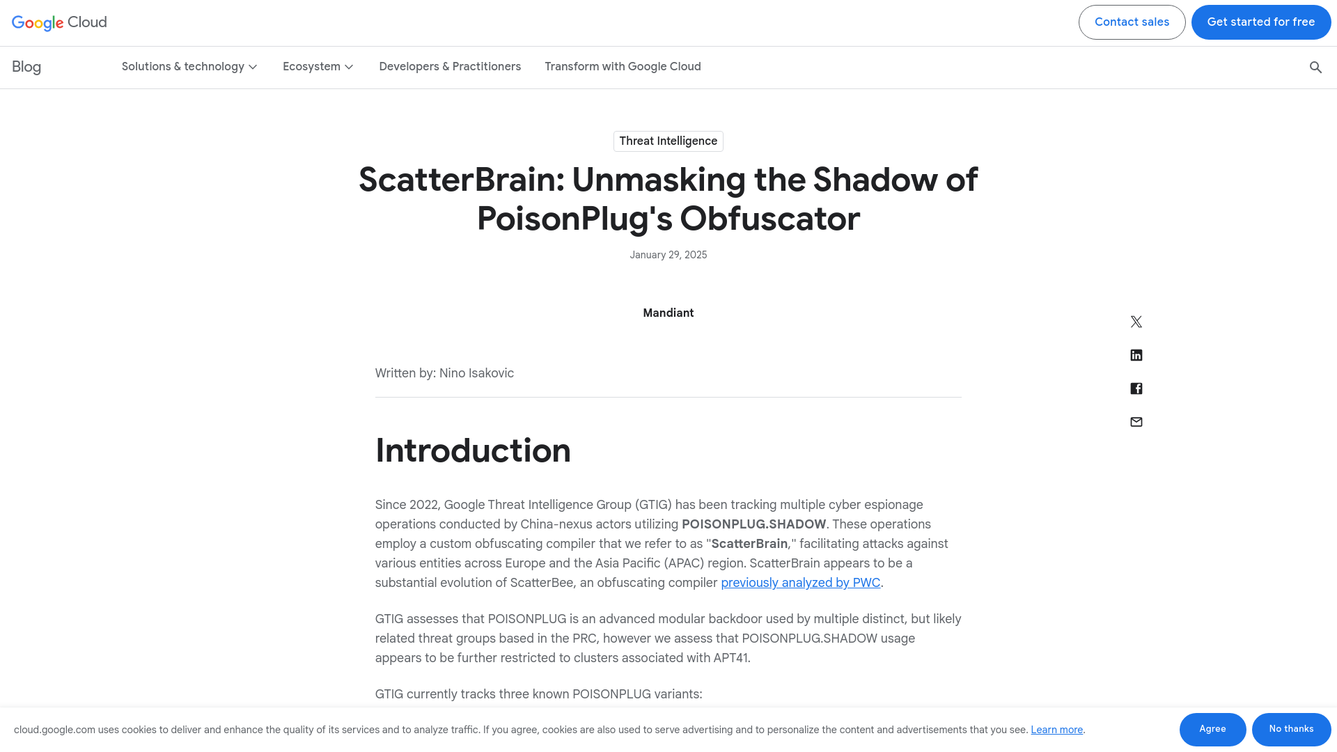 ScatterBrain: Unmasking the Shadow of PoisonPlug's Obfuscator | Google Cloud Blog