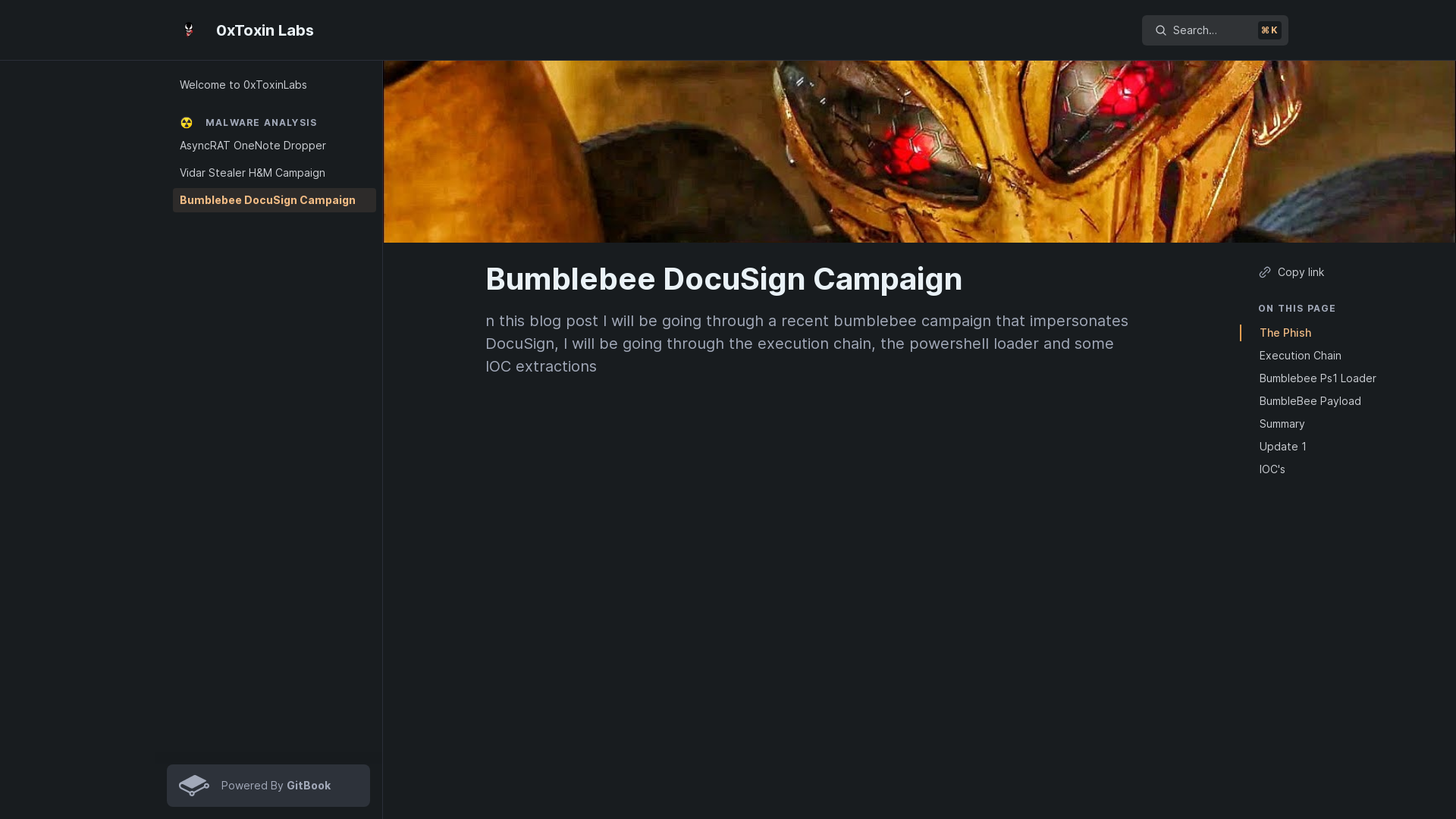 Bumblebee DocuSign Campaign - 0xToxin Labs