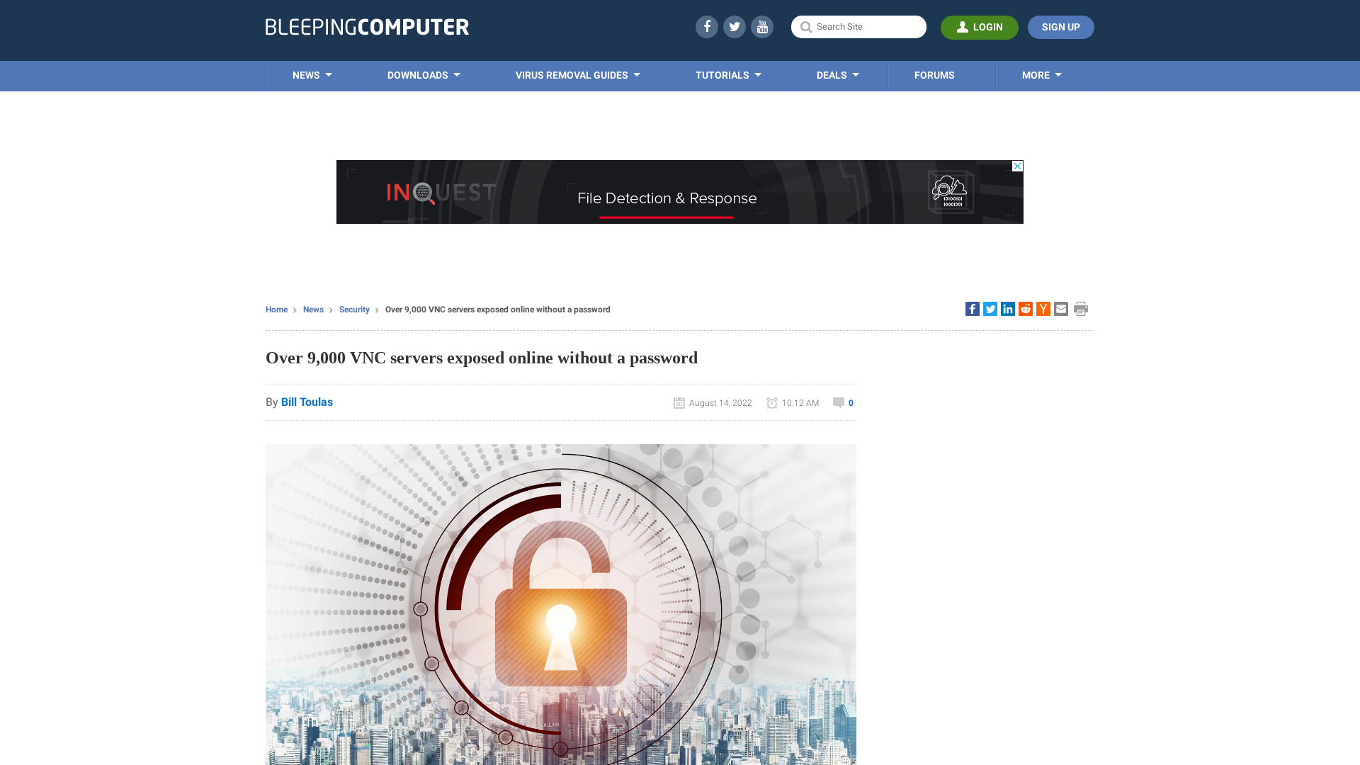 Over 9,000 VNC servers exposed online without a password