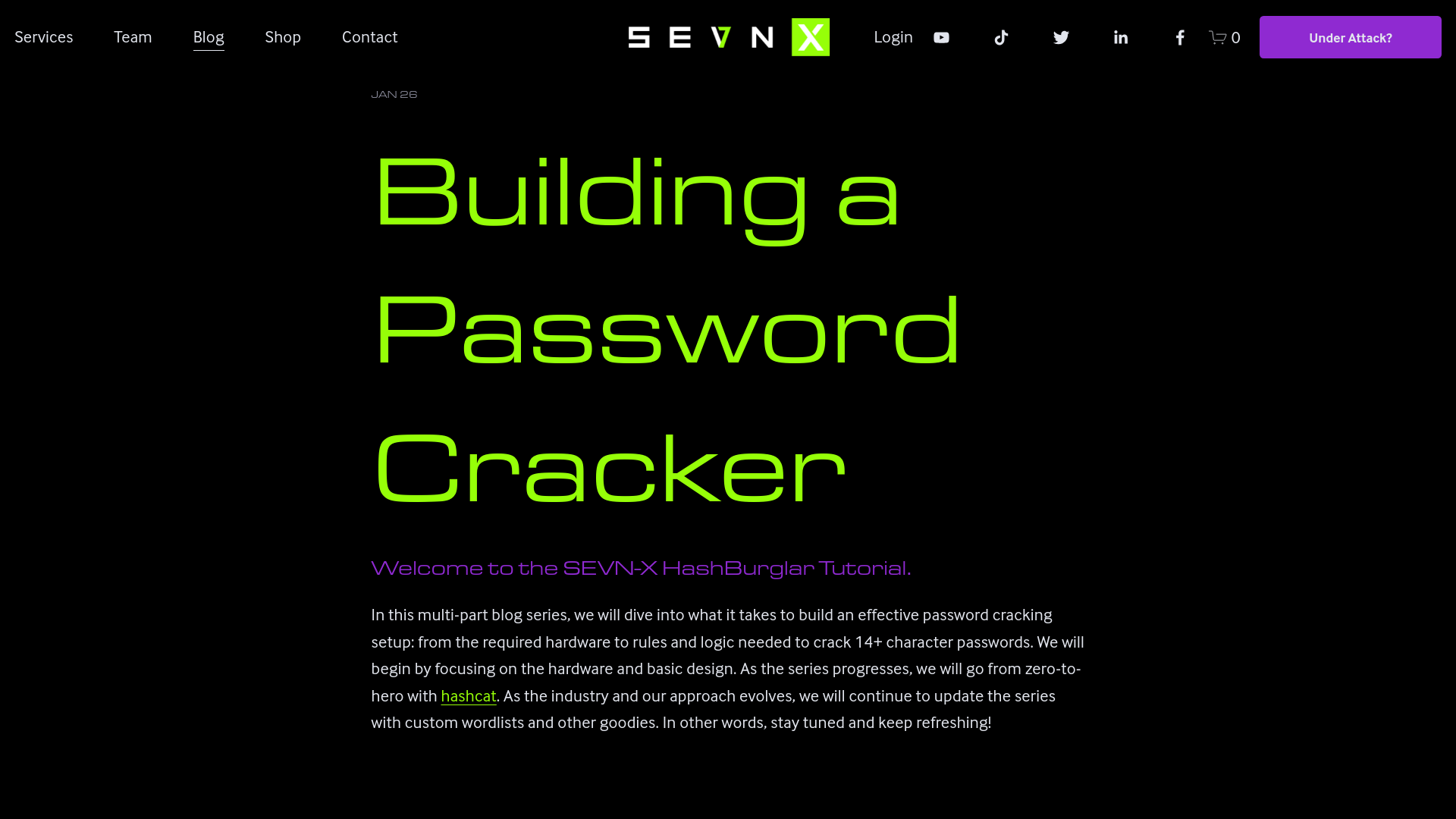 How to Build a Password Cracker