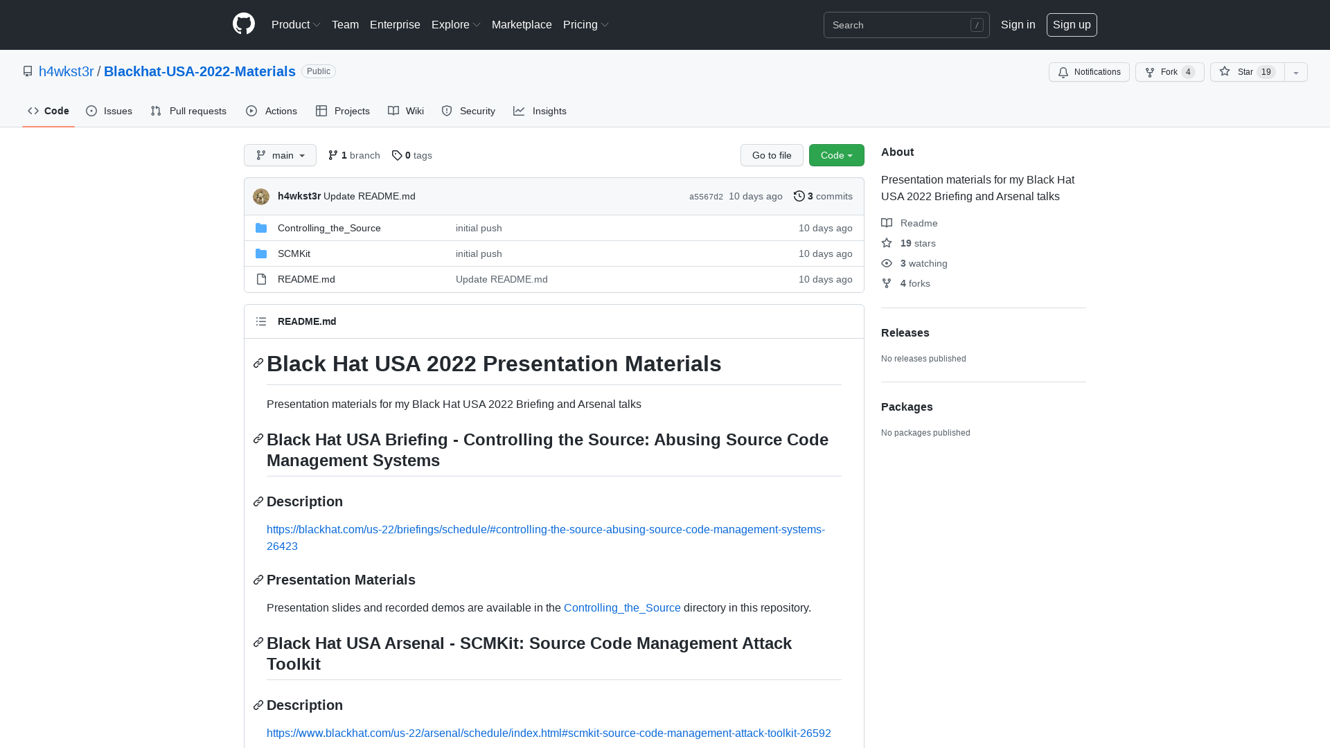 GitHub - h4wkst3r/Blackhat-USA-2022-Materials: Presentation materials for my Black Hat USA 2022 Briefing and Arsenal talks