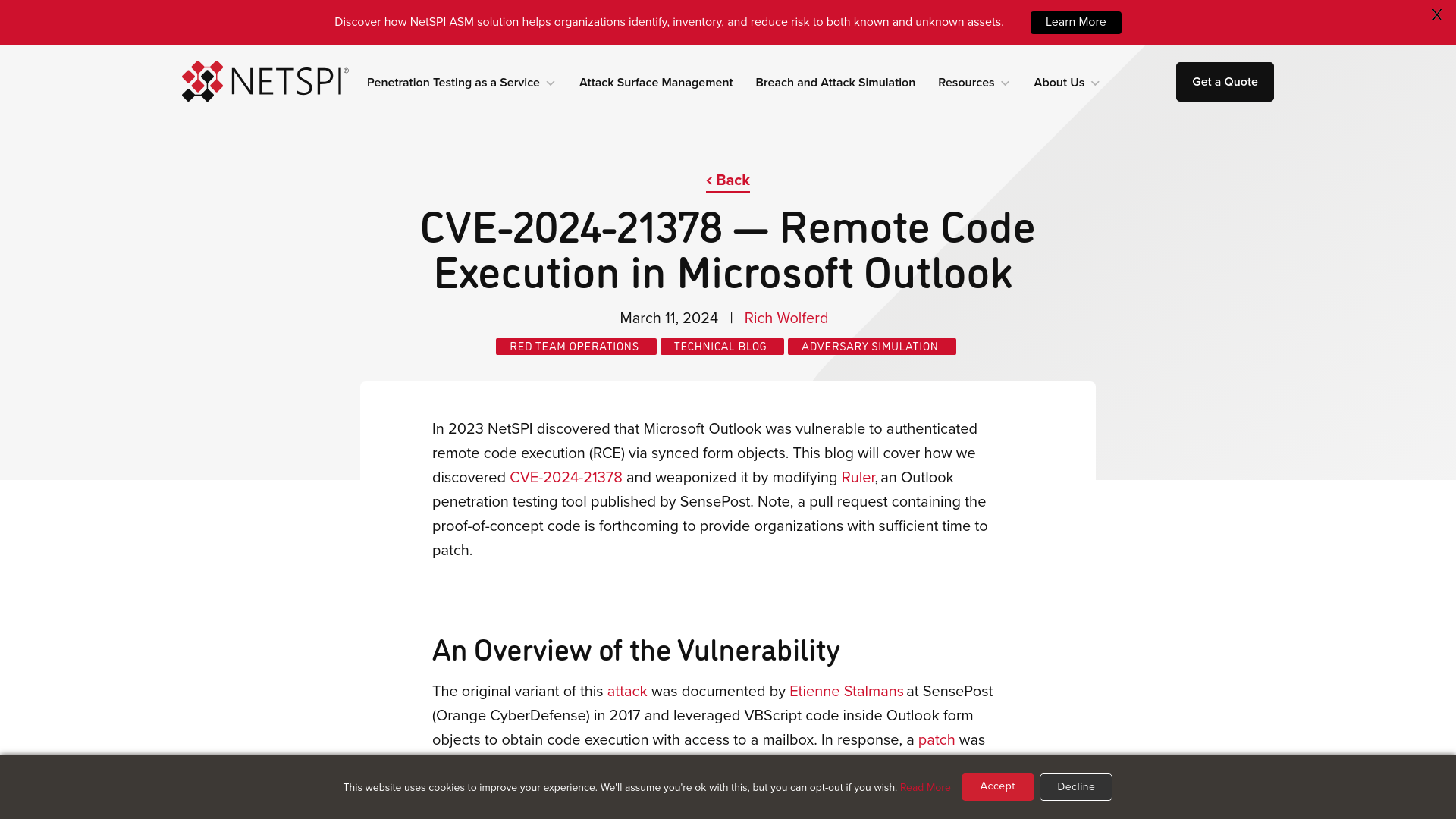 Exploiting CVE-2024-21378 – Remote Code Execution in Microsoft Outlook