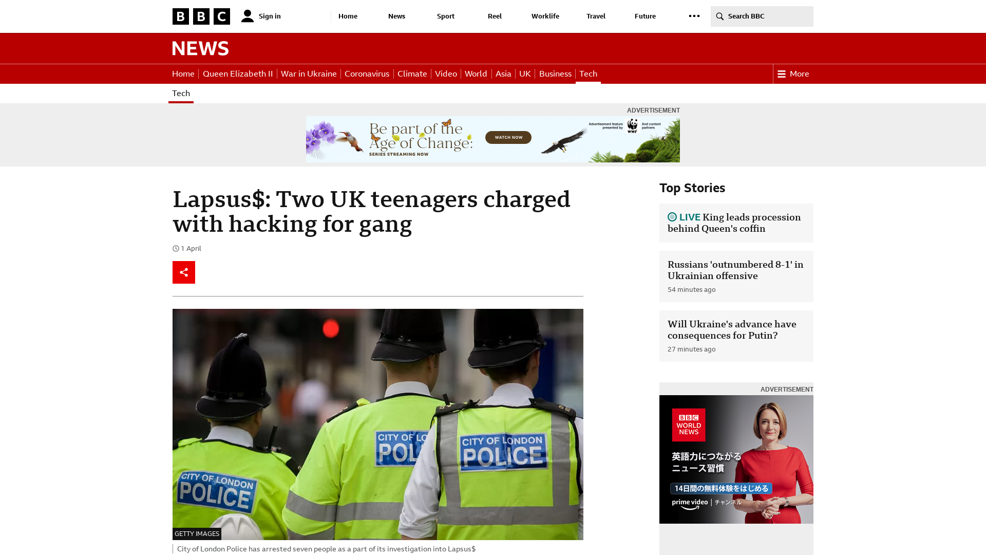 Lapsus$: Two UK teenagers charged with hacking for gang - BBC News