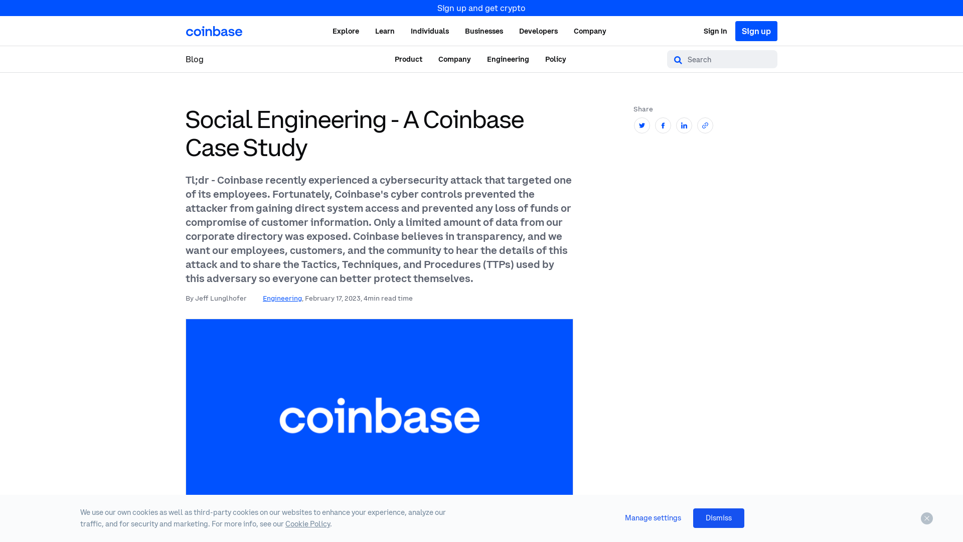 Social Engineering - A Coinbase Case Study - Blog