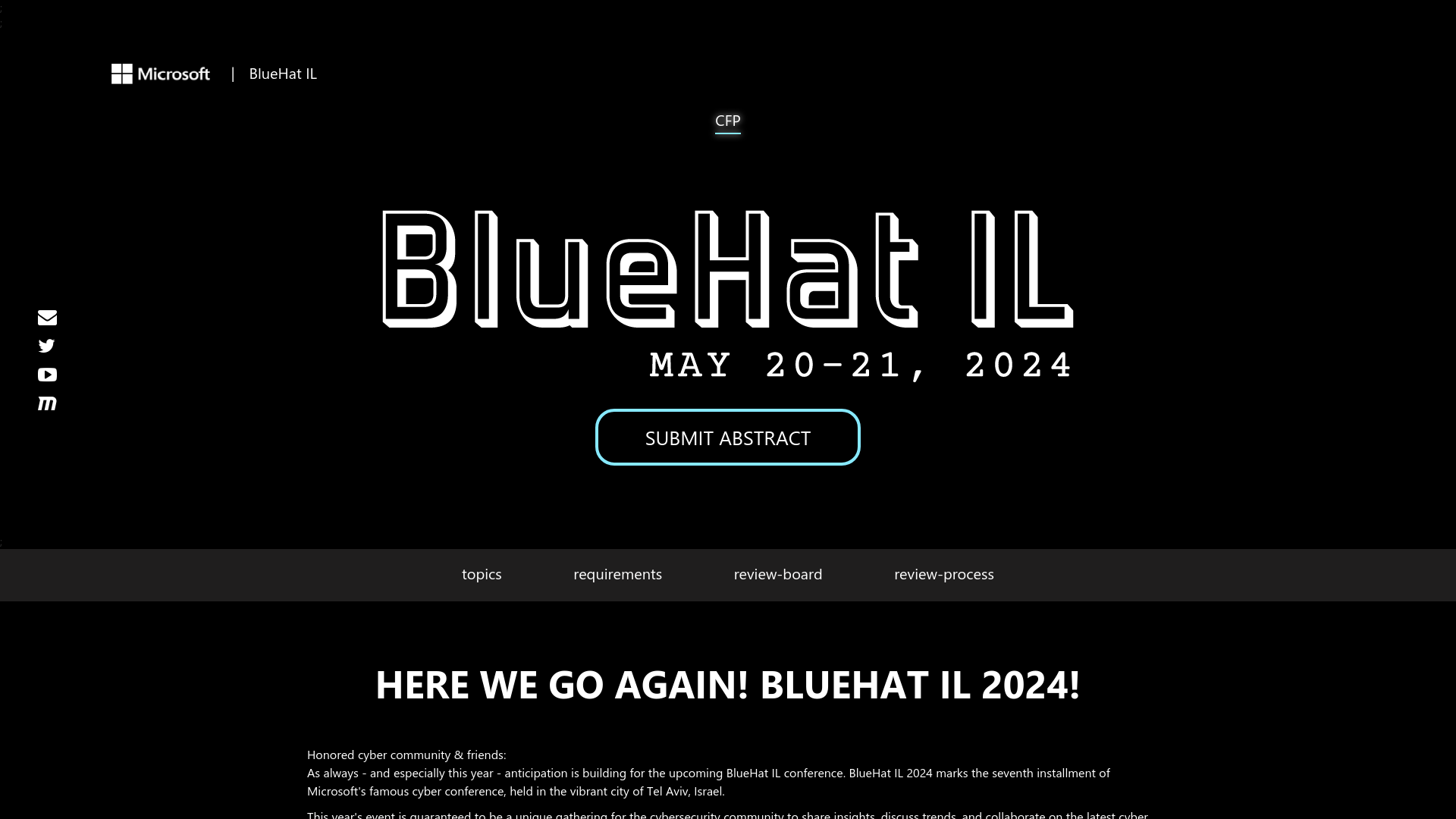 BlueHatIL - Call For Papers