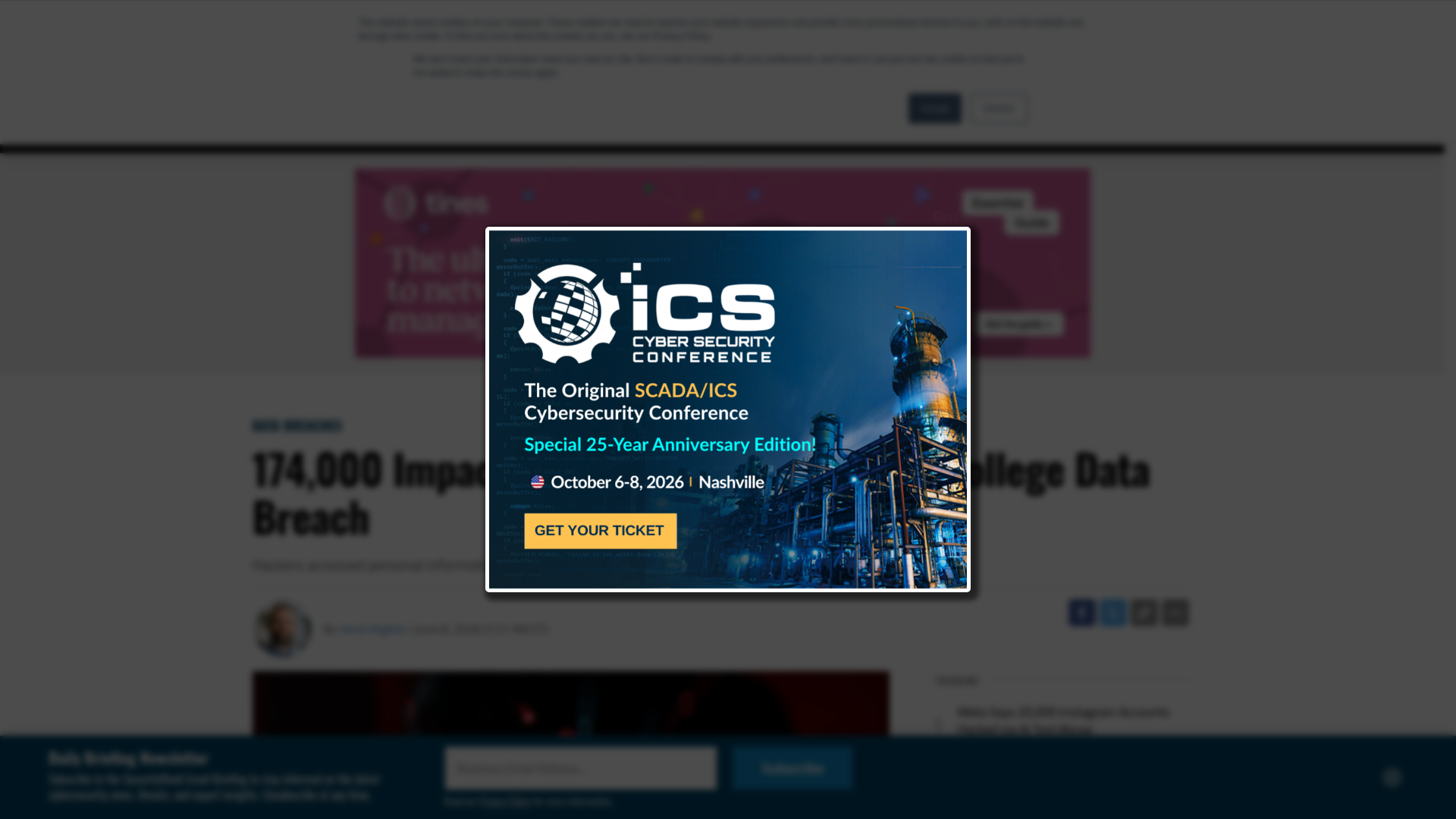 174,000 Impacted by Lansing Community College Data Breach - SecurityWeek