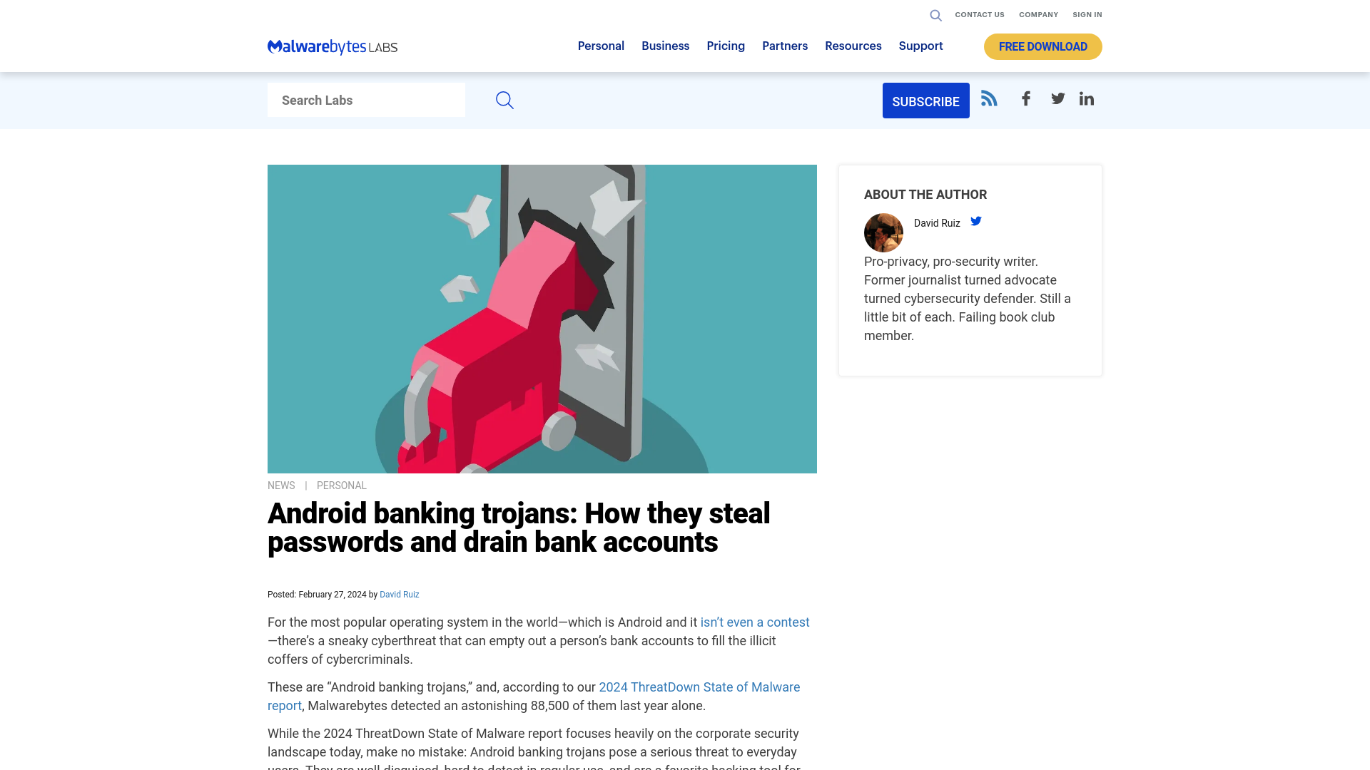 Android banking trojans: How they steal passwords and drain bank accounts | Malwarebytes