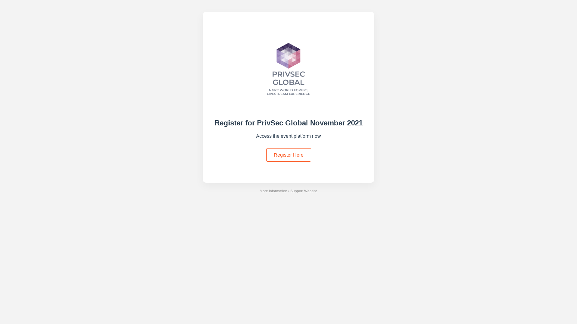 Register for PrivSec Global November 2021 | SpotMe