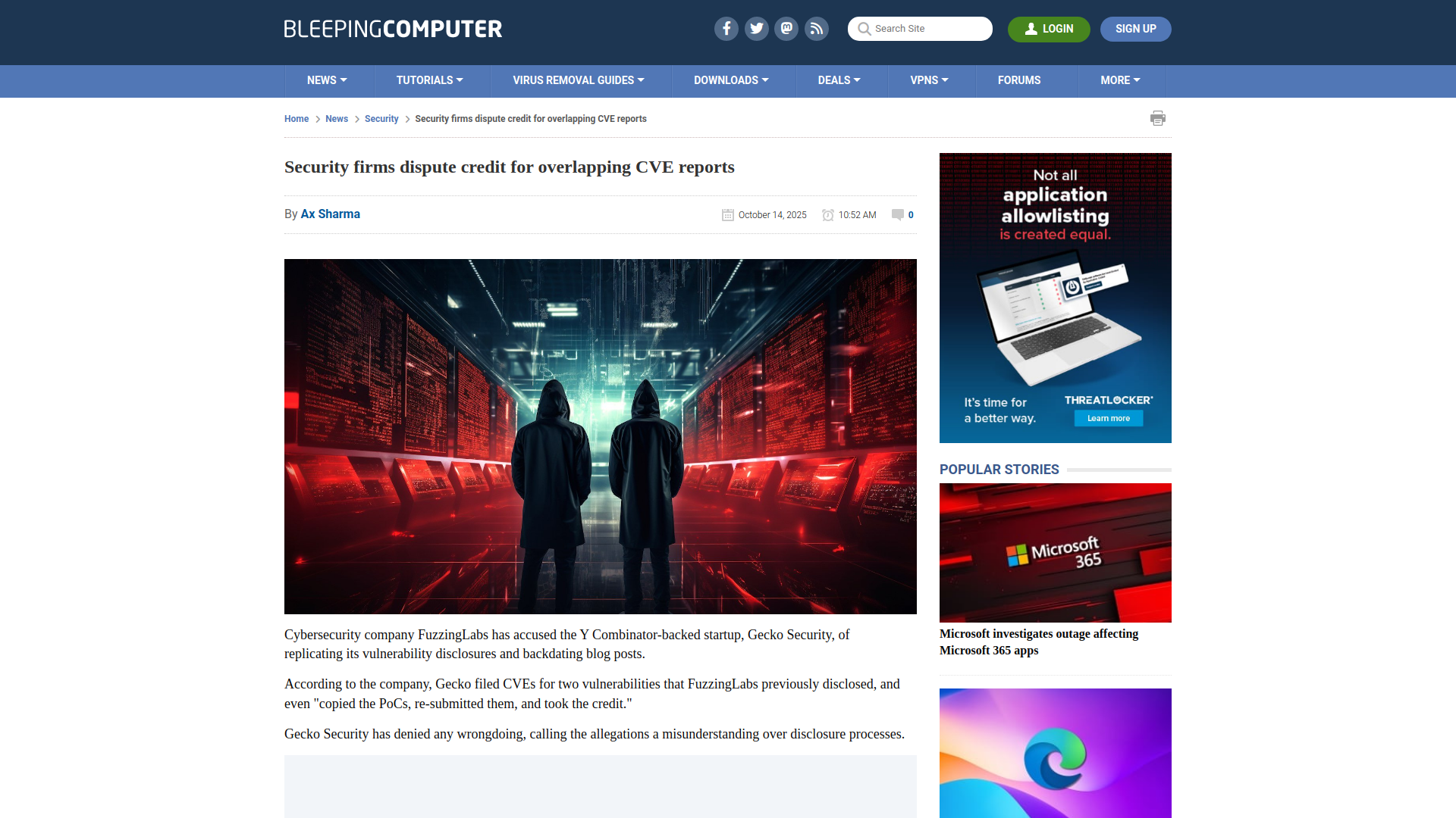 Security firms dispute credit for overlapping CVE reports
