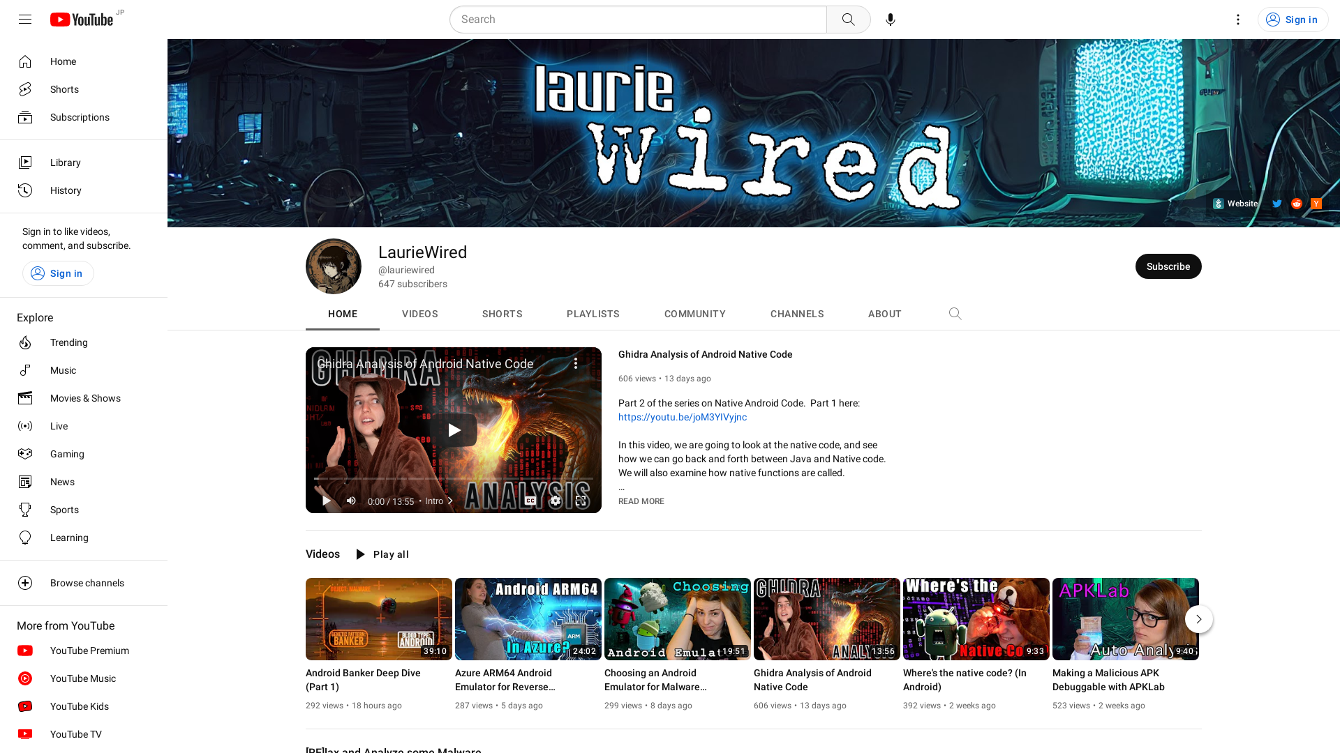 LaurieWired - YouTube