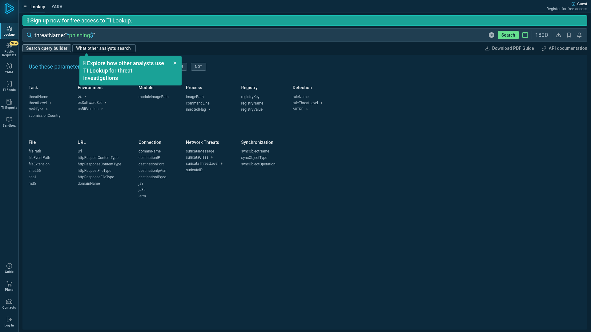 Threat Intelligence - ANY.RUN