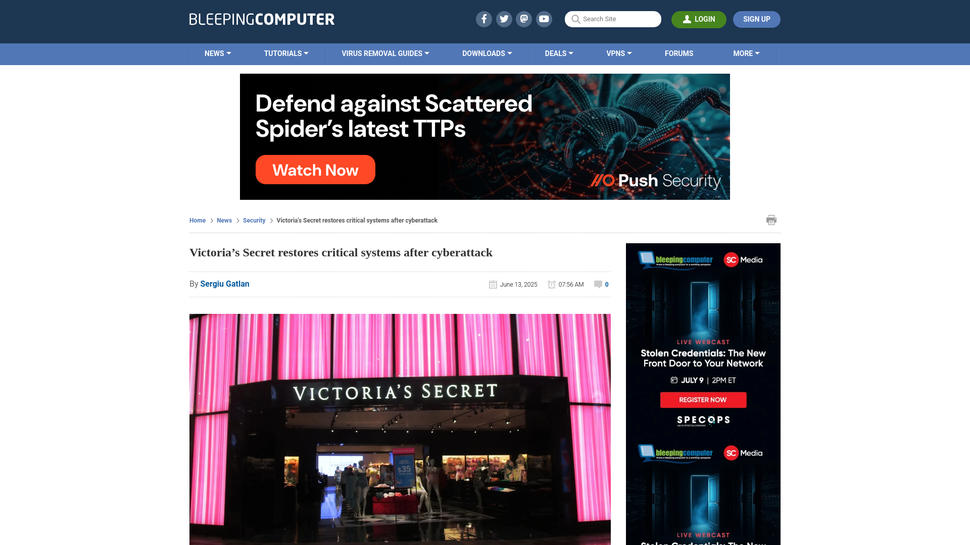 Victoria’s Secret restores critical systems after cyberattack