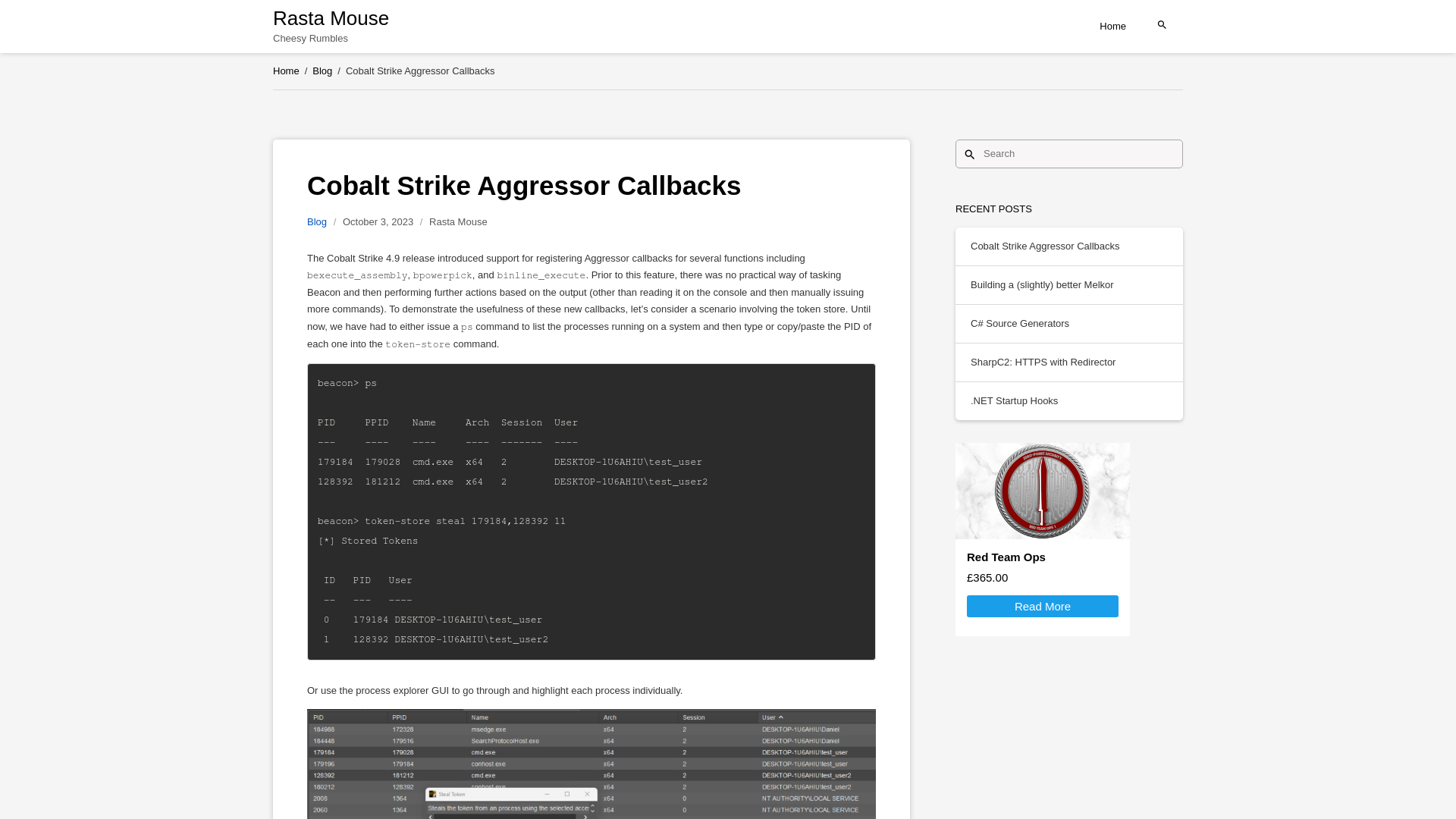 Cobalt Strike Aggressor Callbacks – Rasta Mouse