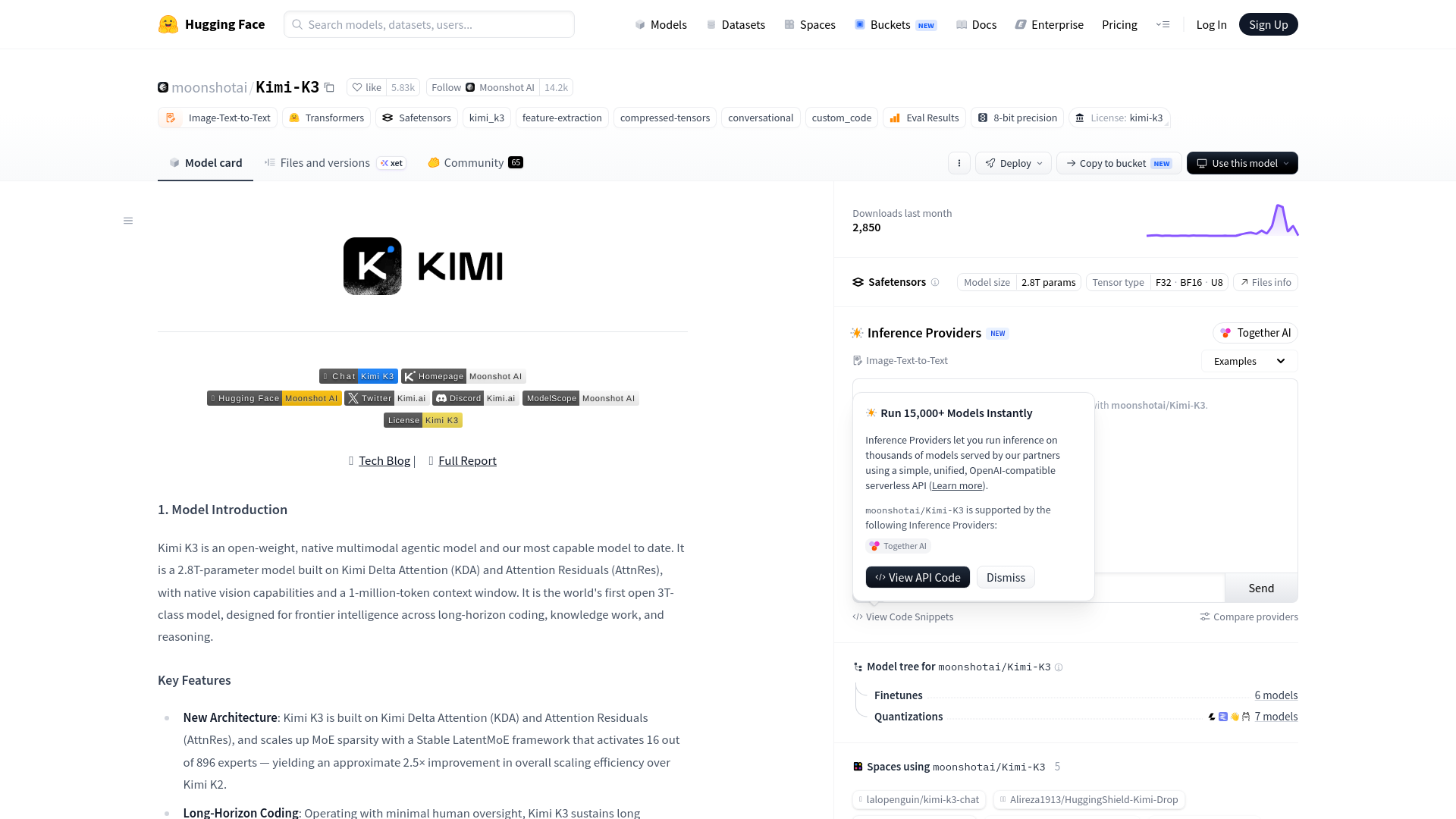 moonshotai/Kimi-K3 · Hugging Face