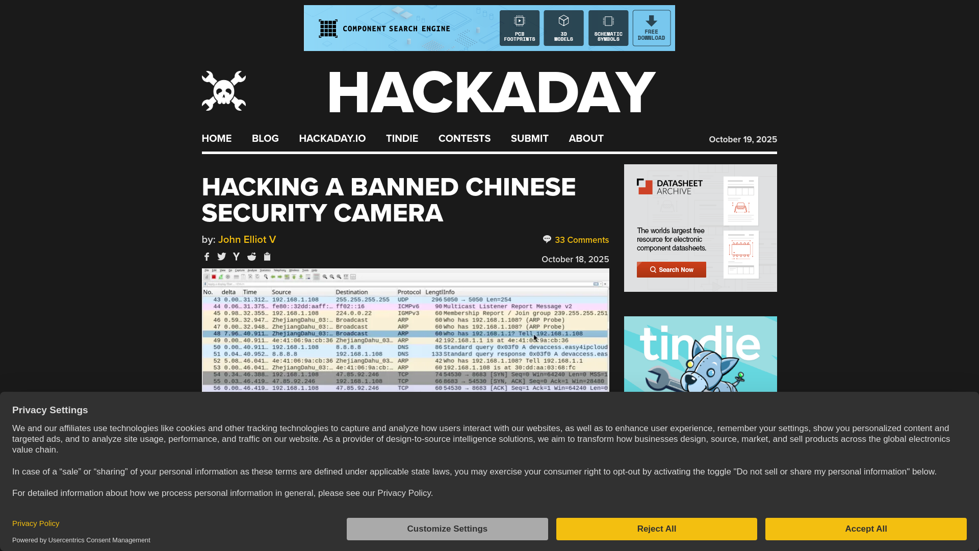 Hacking A Banned Chinese Security Camera | Hackaday