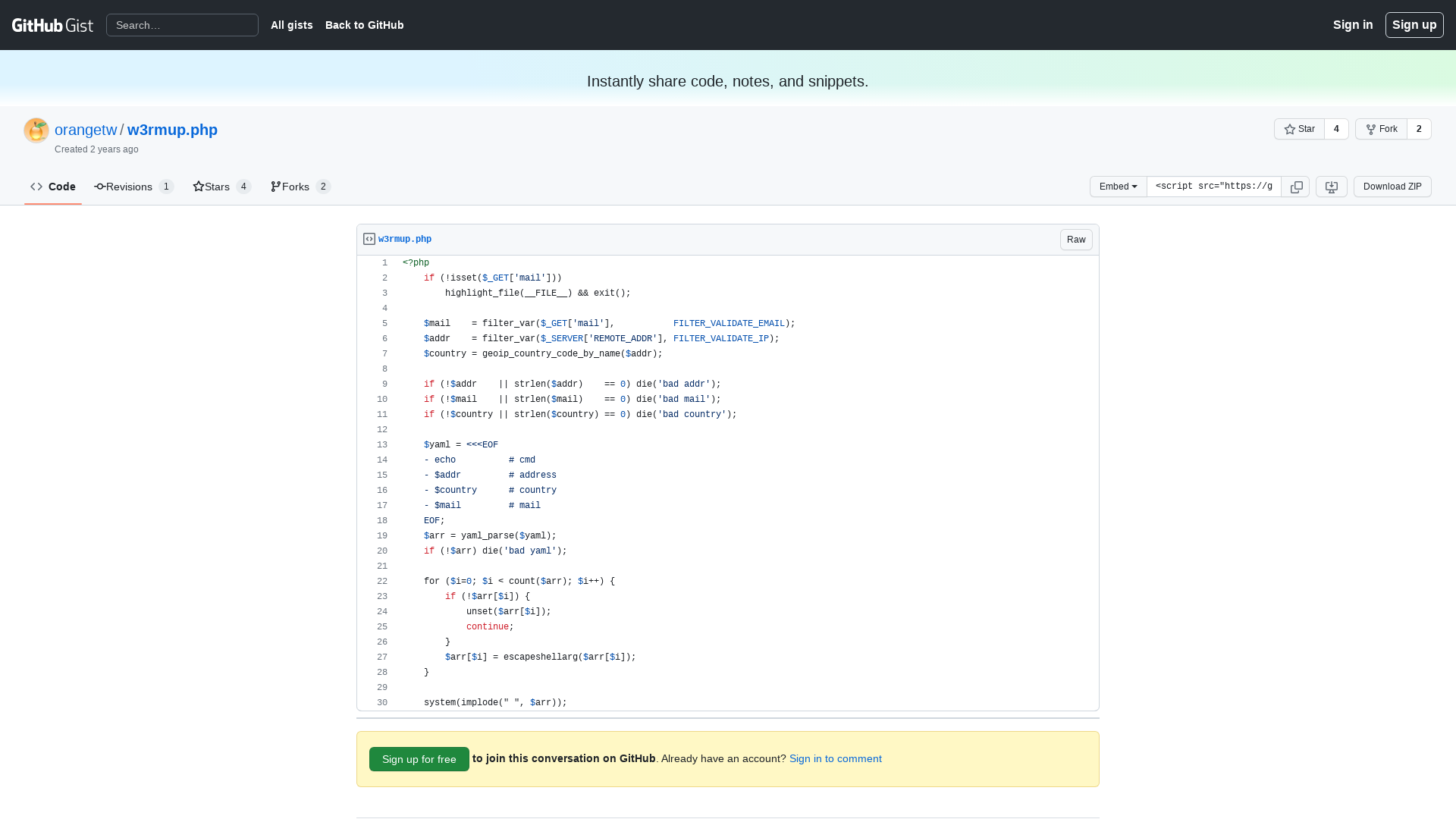 w3rmup.php · GitHub