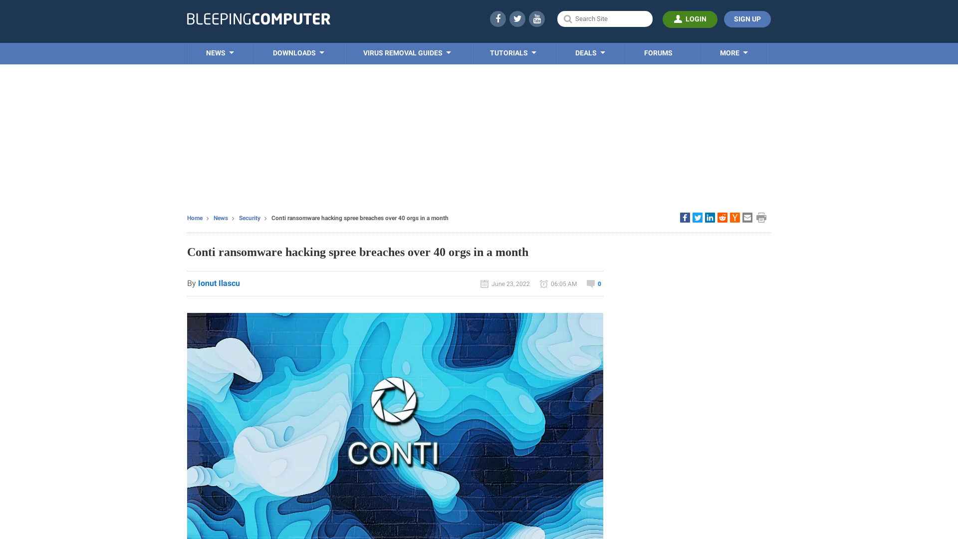 Conti ransomware hacking spree breaches over 40 orgs in a month