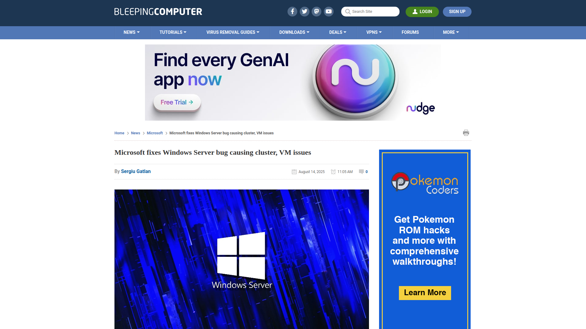 Microsoft fixes Windows Server bug causing cluster, VM issues