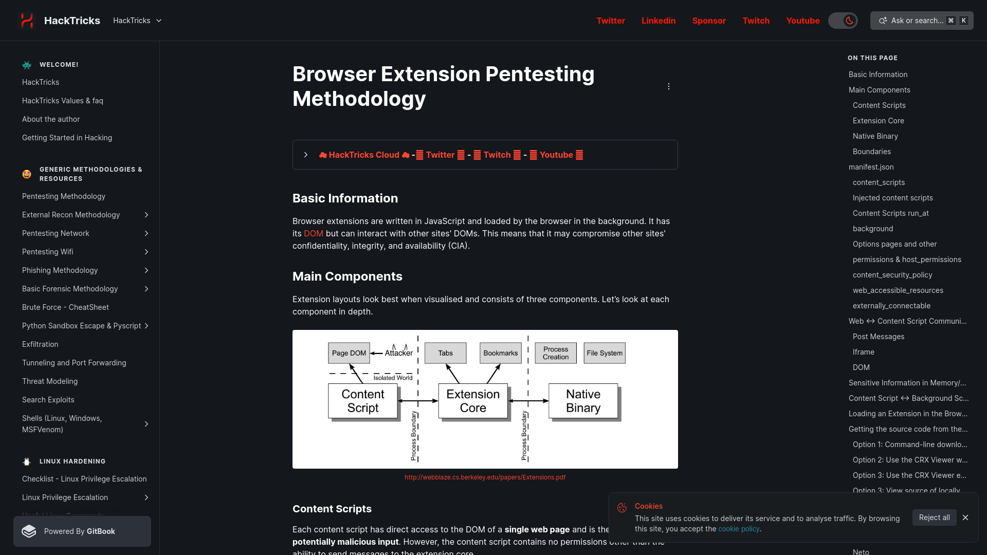 Browser Extension Pentesting Methodology - HackTricks