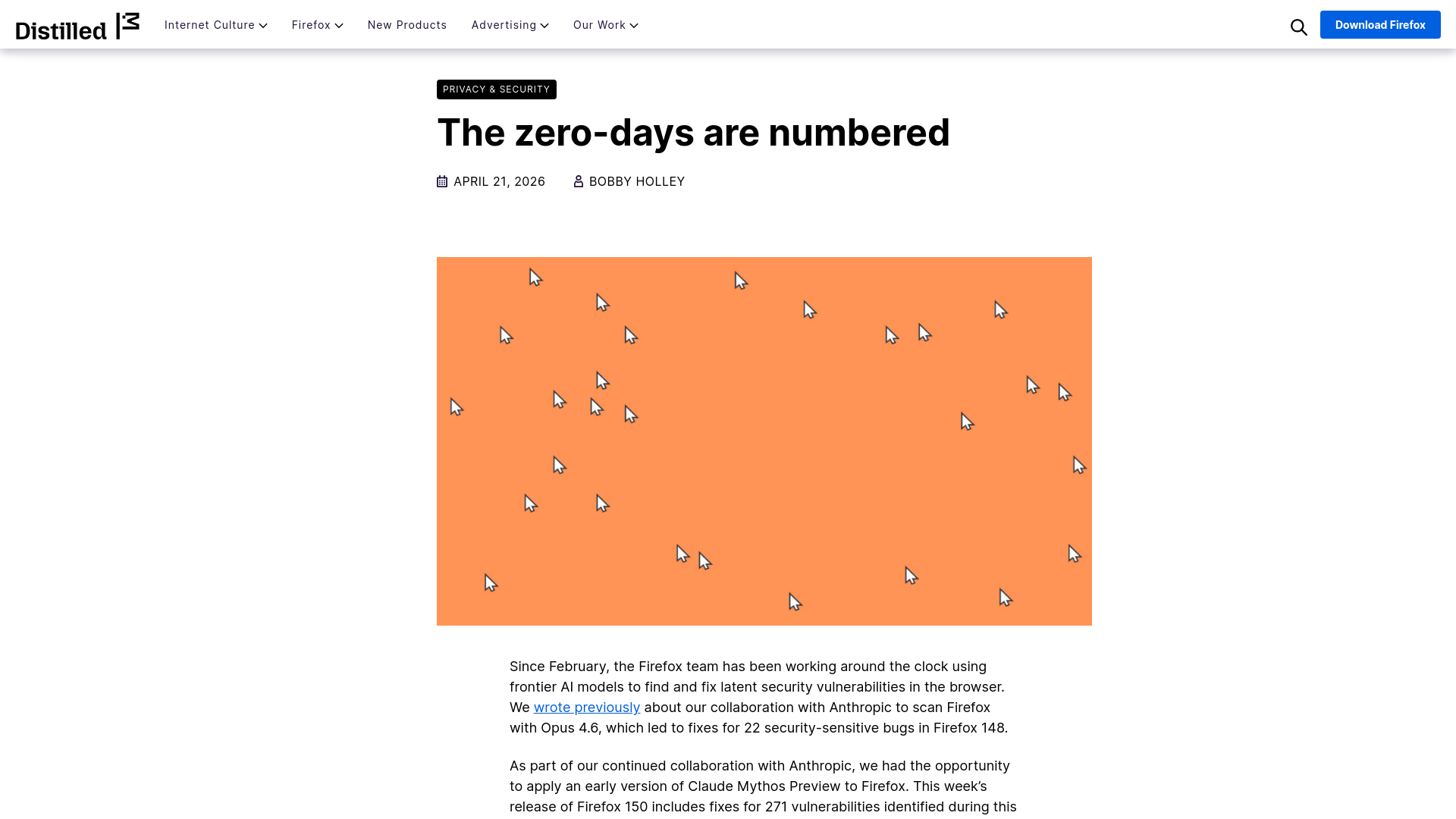The zero-days are numbered 