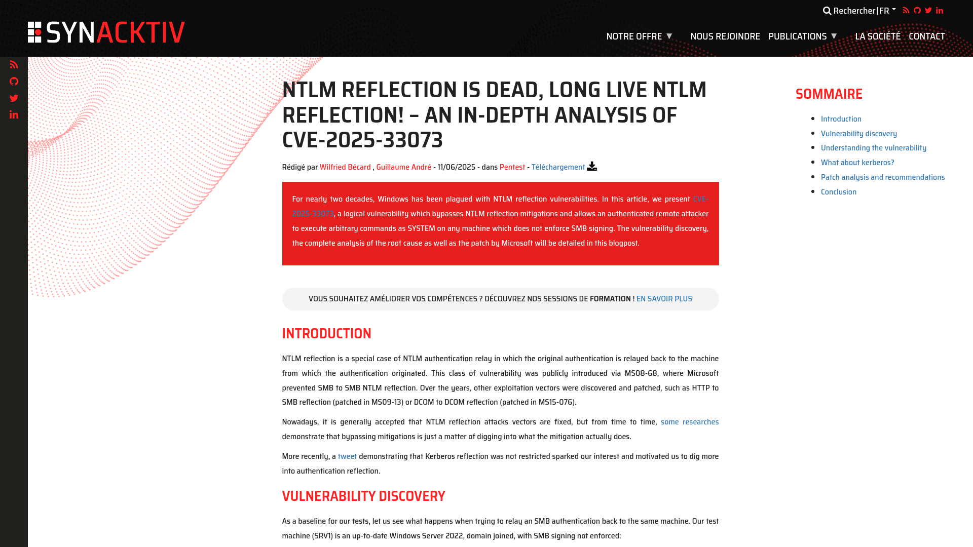 NTLM reflection is dead, long live NTLM reflection! – An in-depth
