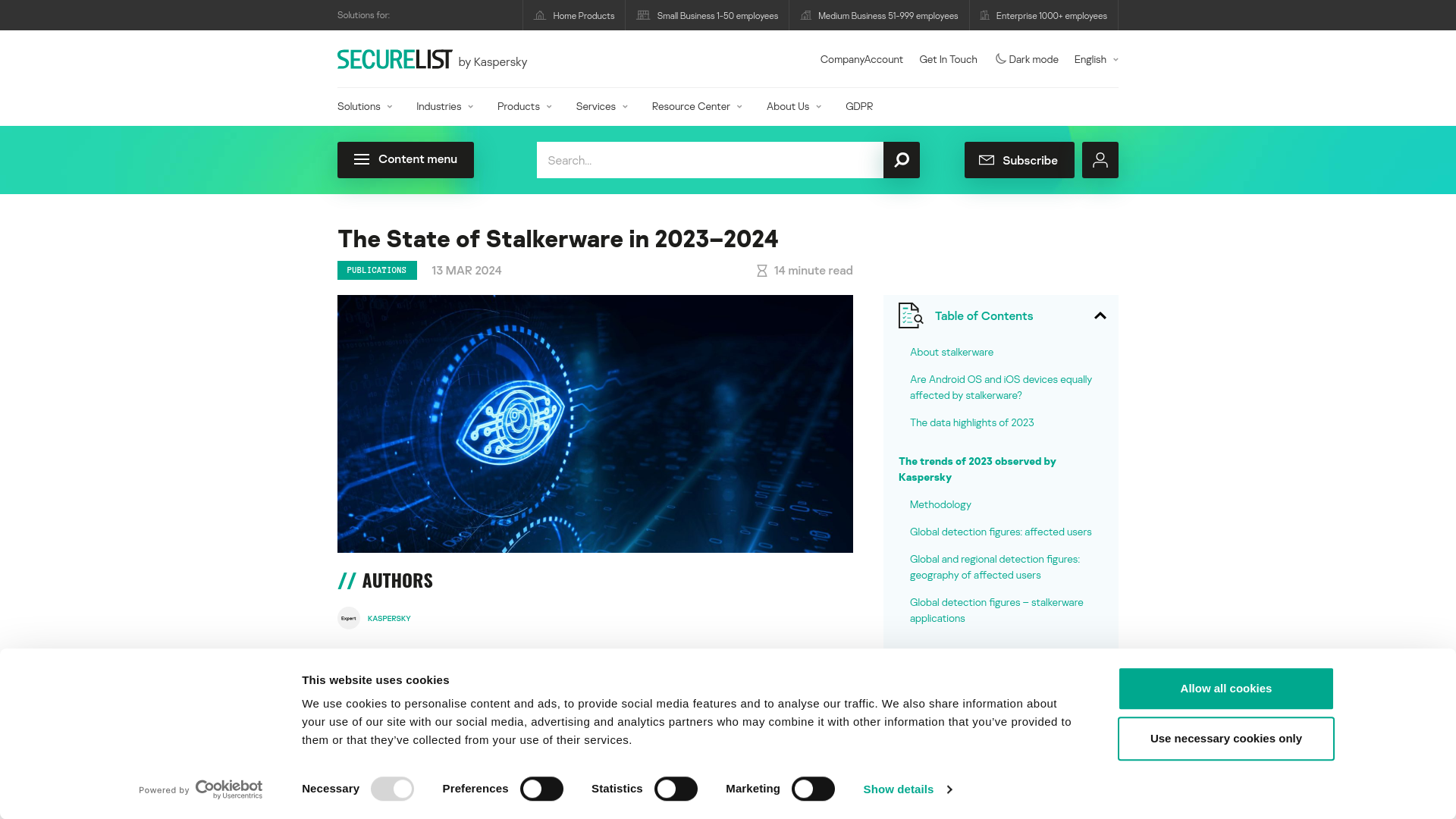 Kaspersky 2023 report on stalkerware | Securelist