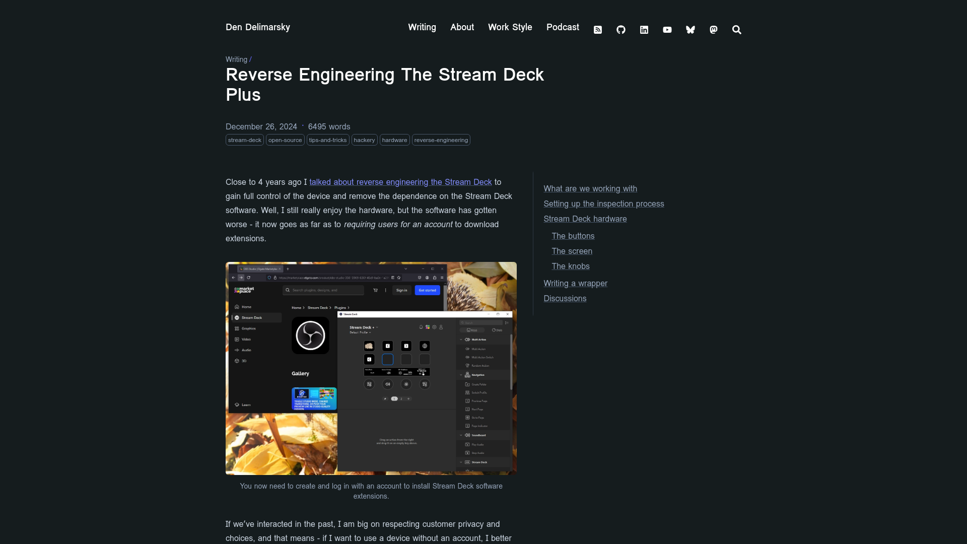 Reverse Engineering The Stream Deck Plus · Den Delimarsky