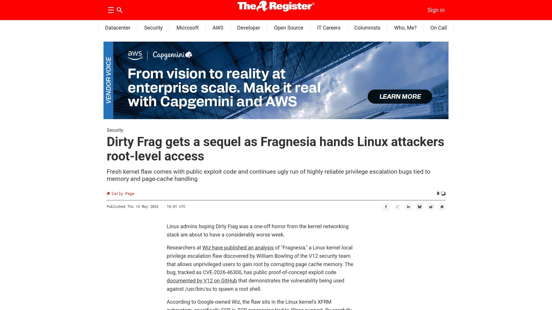 Dirty Frag gets a sequel as Fragnesia hands Linux attackers root-level access